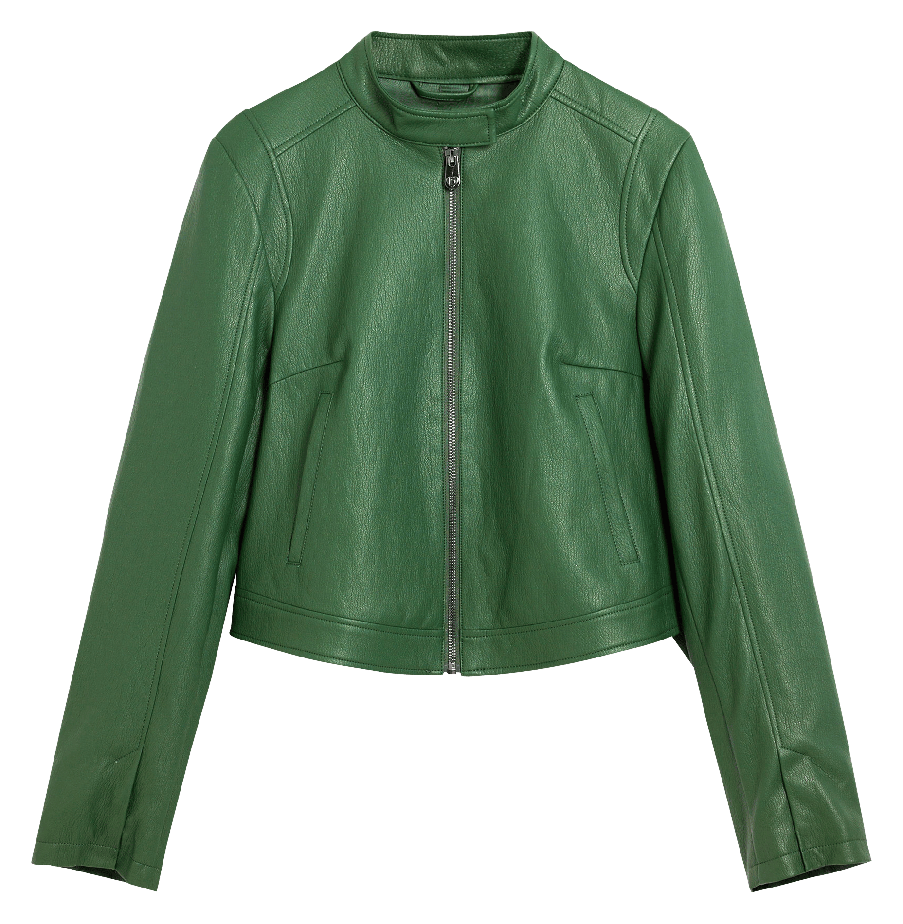 Veste effet cuir col rond DESIGUAL Vert