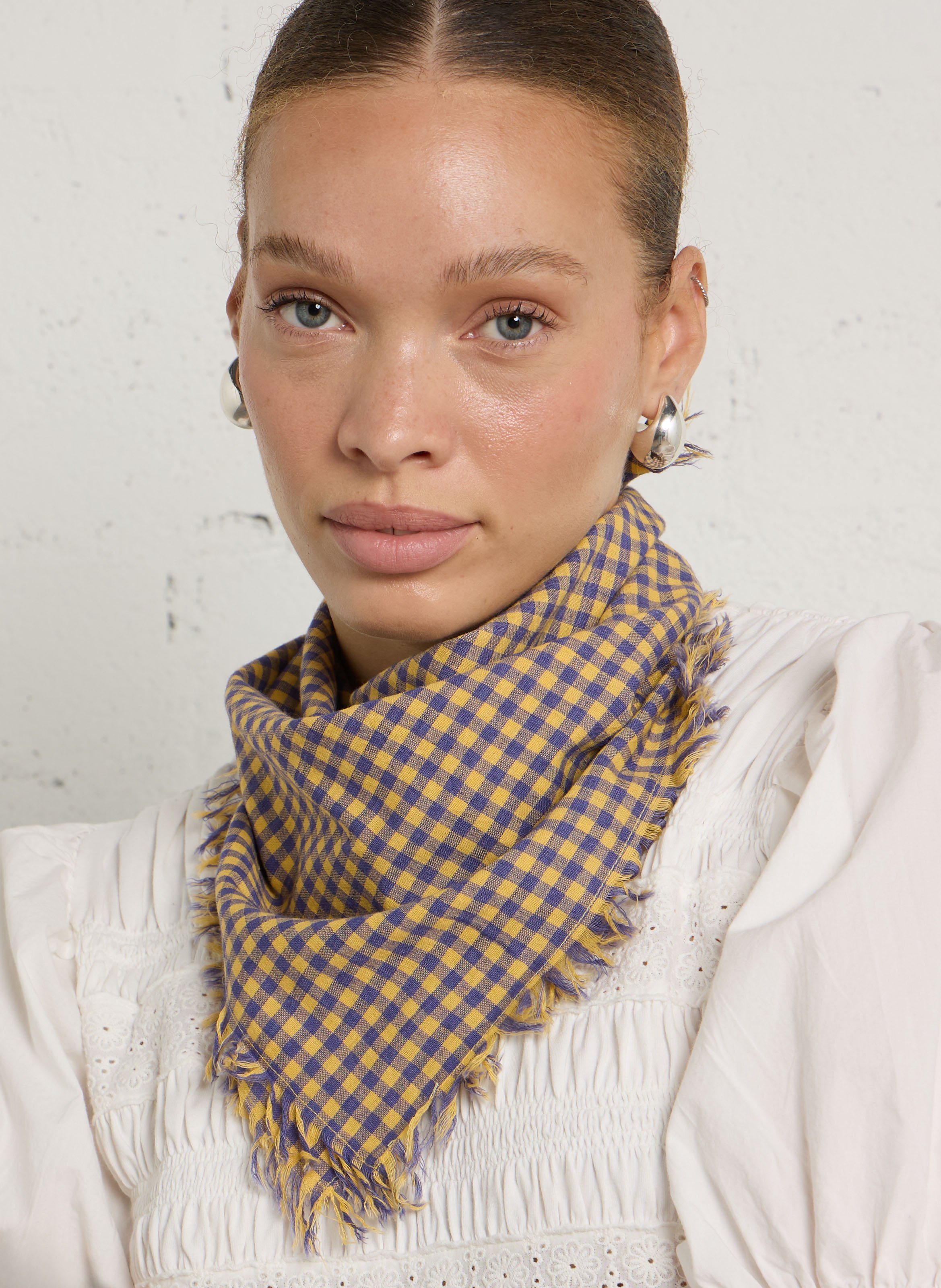 Baumwoll-Foulard APACHES COLLECTIONS Blau
