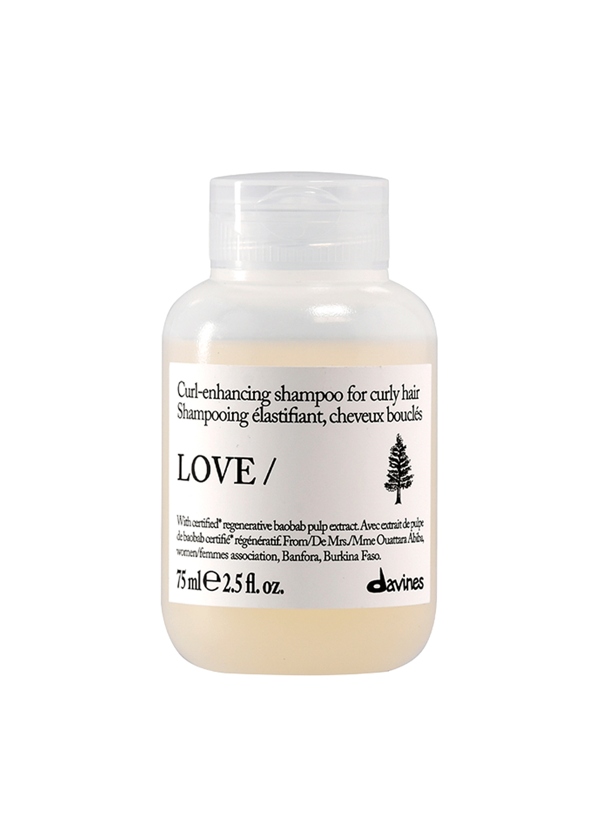 LOVE CURL Shampoo DAVINES No color