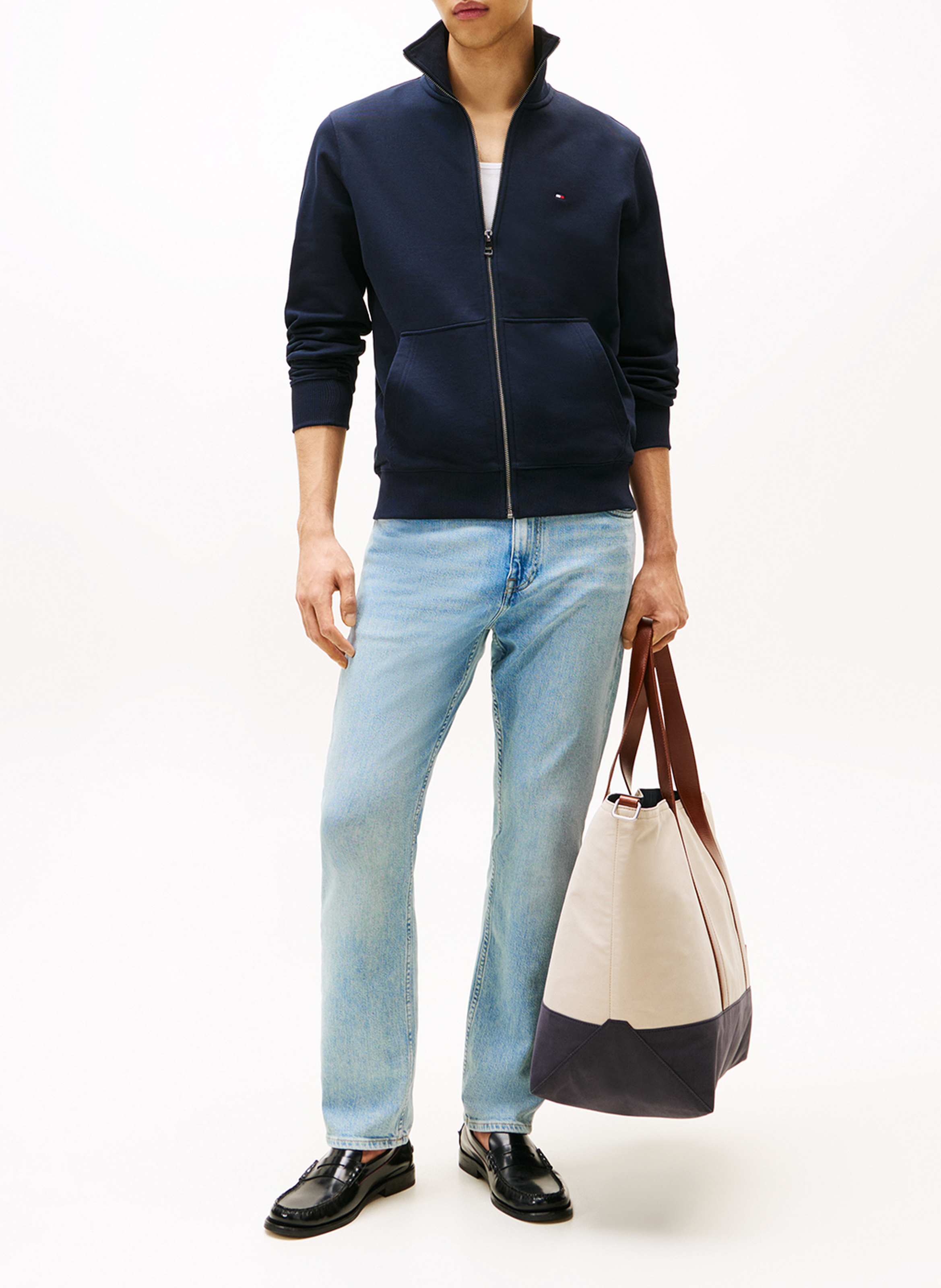 Poloshirt aus Baumwolle, Regular Fit TOMMY HILFIGER Blau