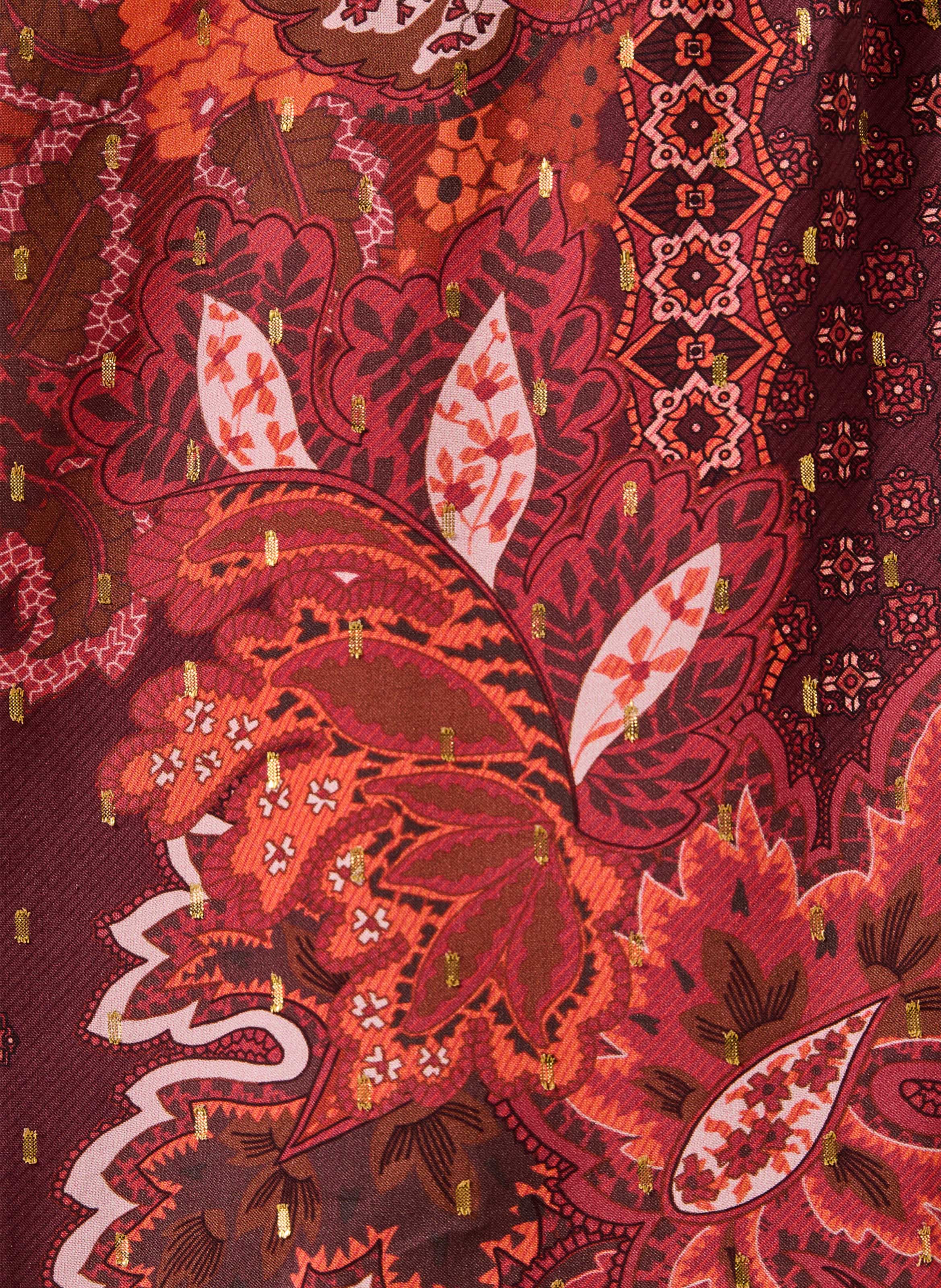Henley blouse LA FEE MARABOUTEE Red
