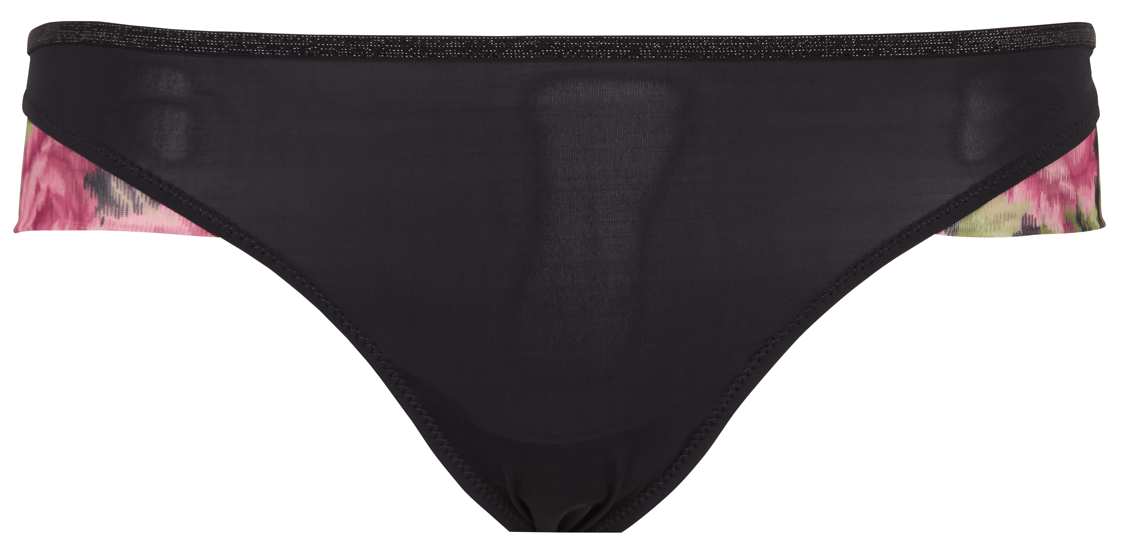 Tanga de dos materiales LA NOUVELLE