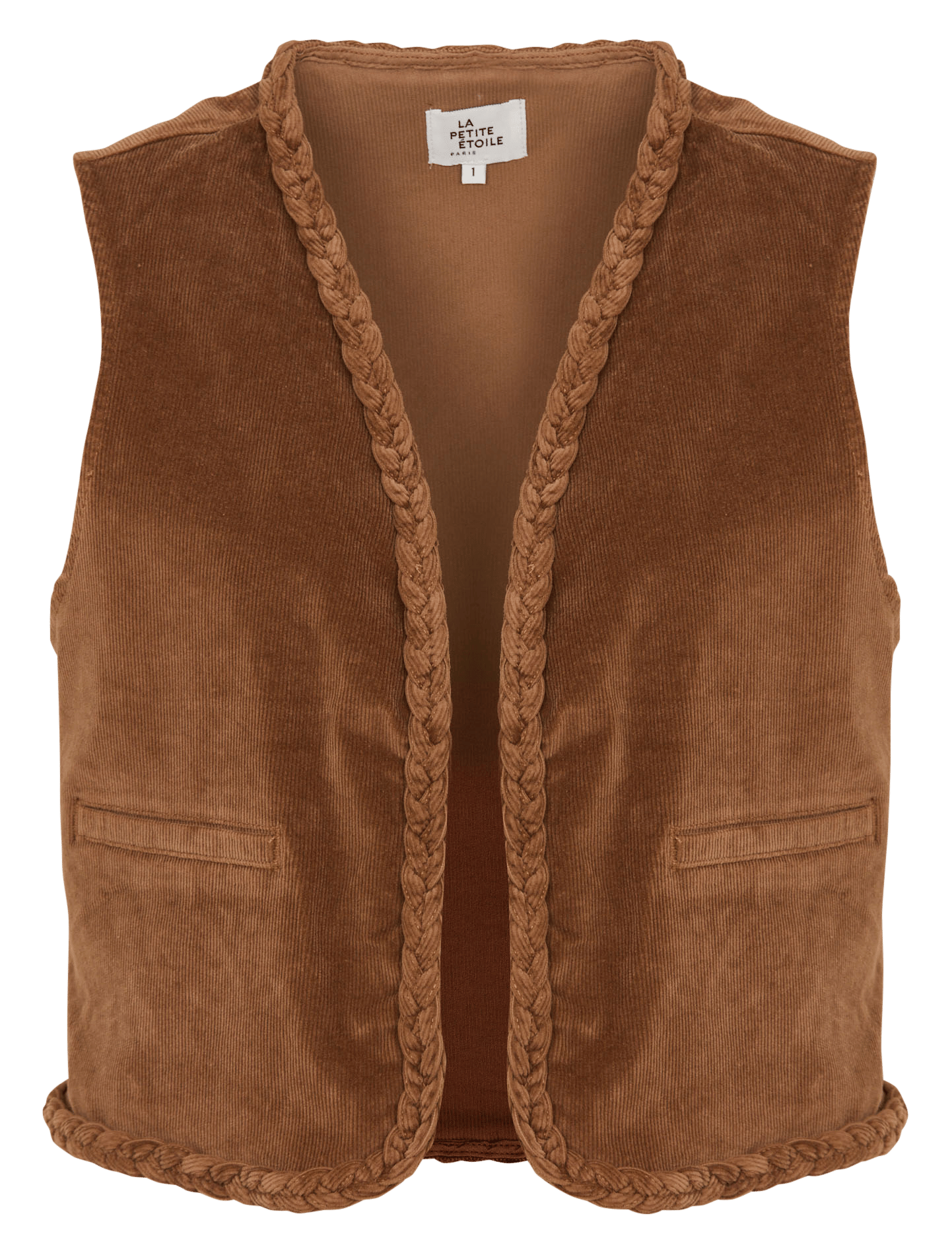 Sleeveless cotton-blend jacket LA PETITE ETOILE
