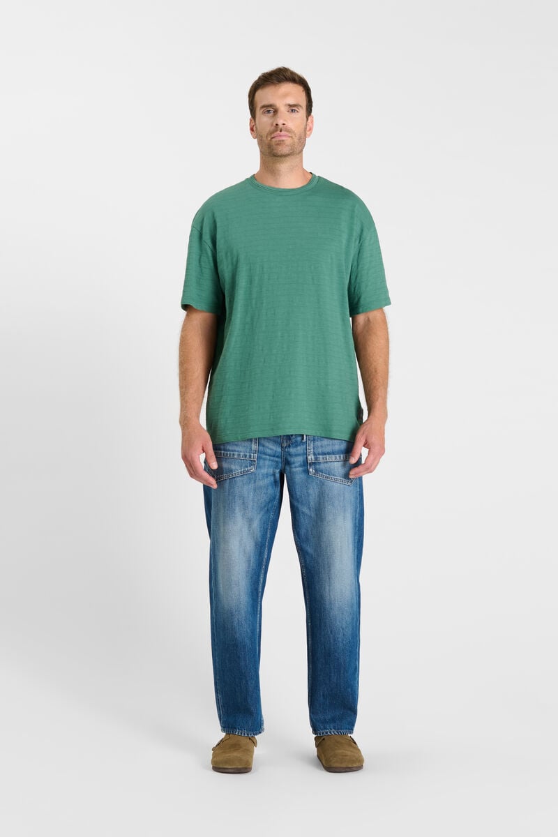 Round-neck T-shirt LE TEMPS DES CERISES Green