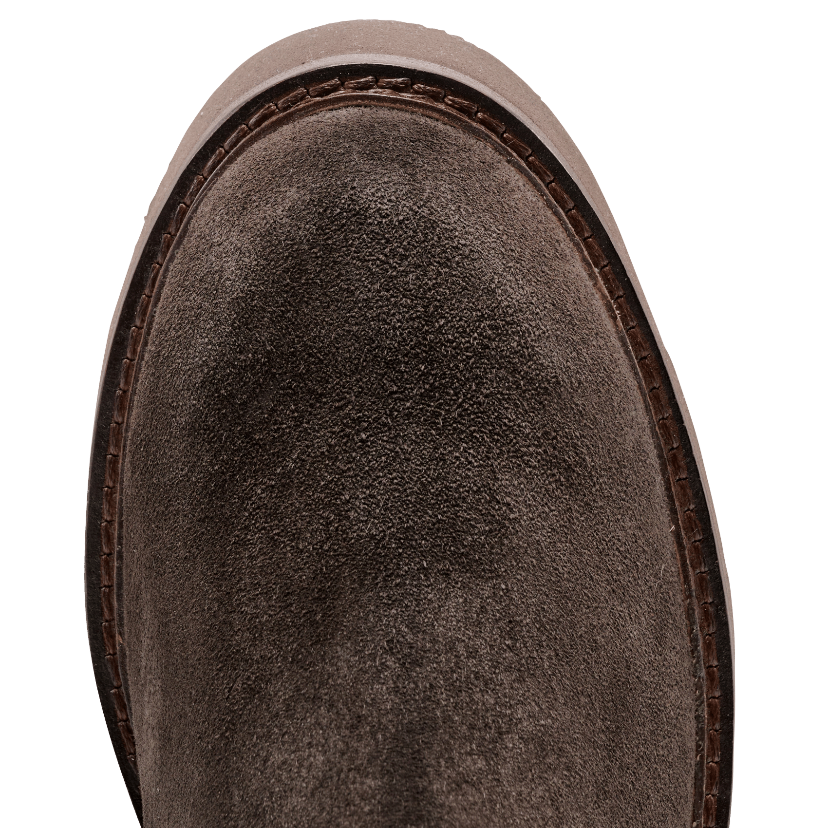 Bottes zippées en cuir suédé MELLOW YELLOW Marron