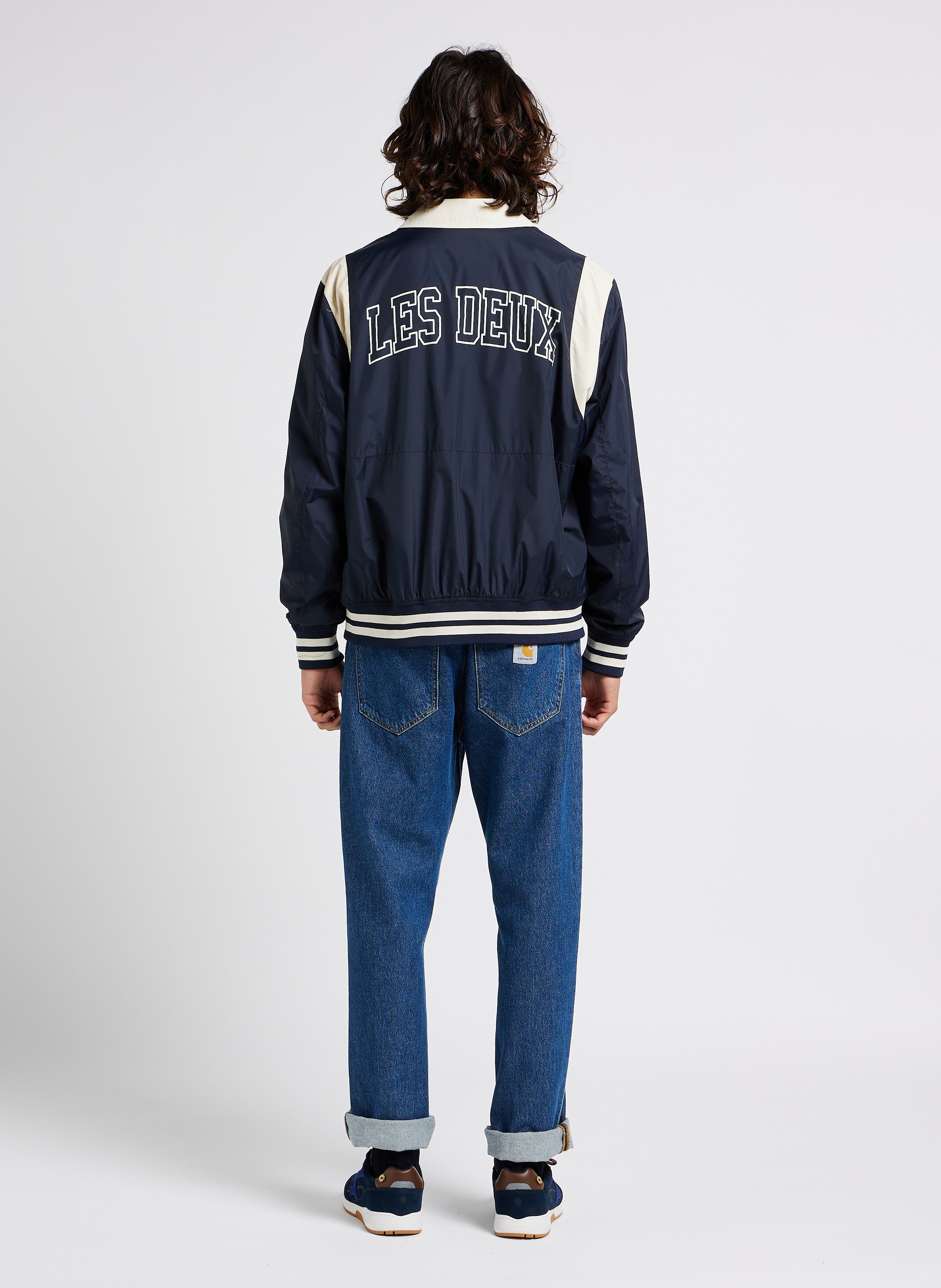 Blouson col classique  Bleu