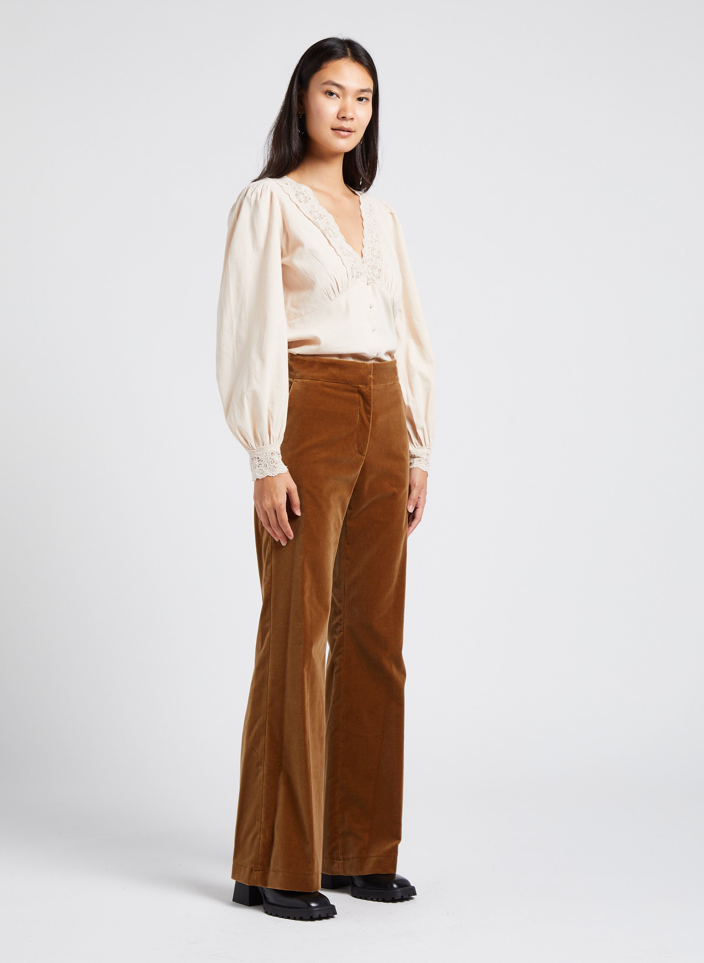 Pablo wide shop leg trousers