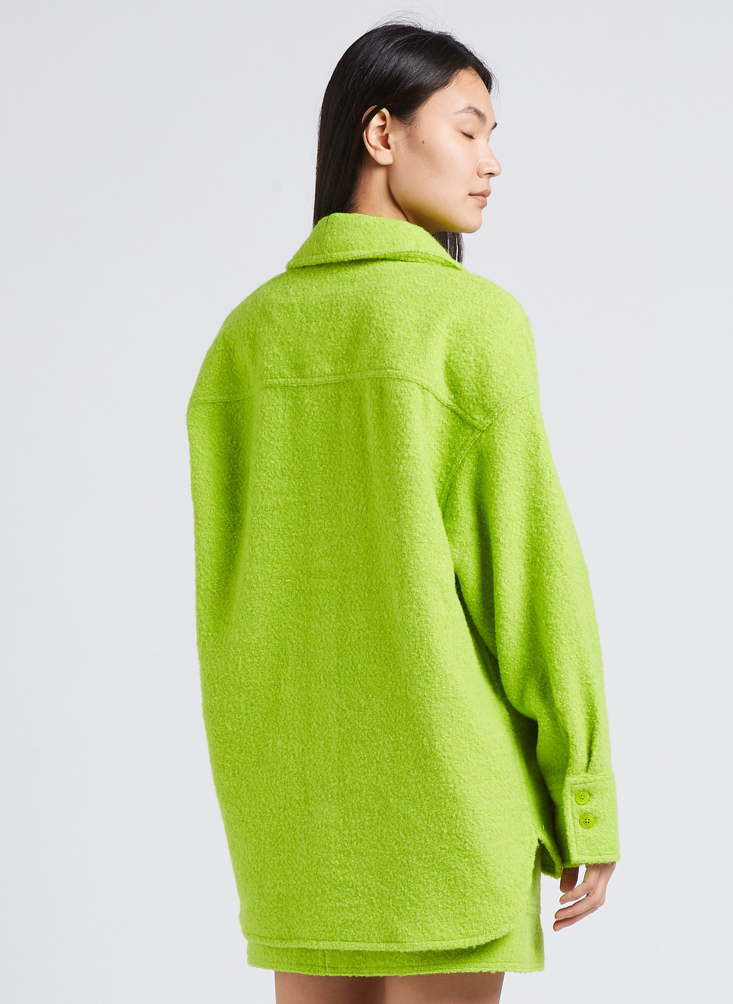 Veste ample col classique SAMSOE SAMSOE Vert