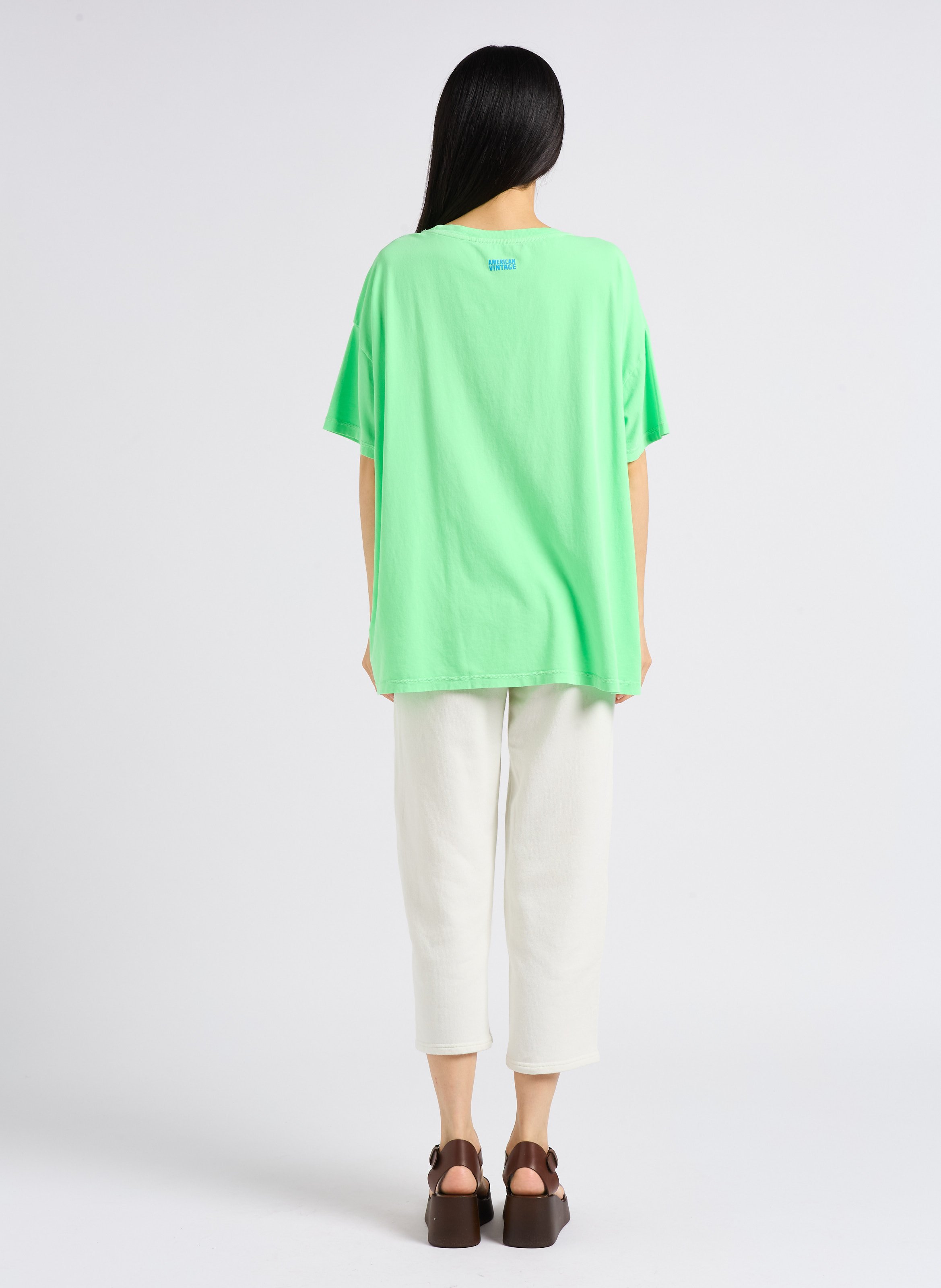 Ledersandalen mit Keilabsatz Braun