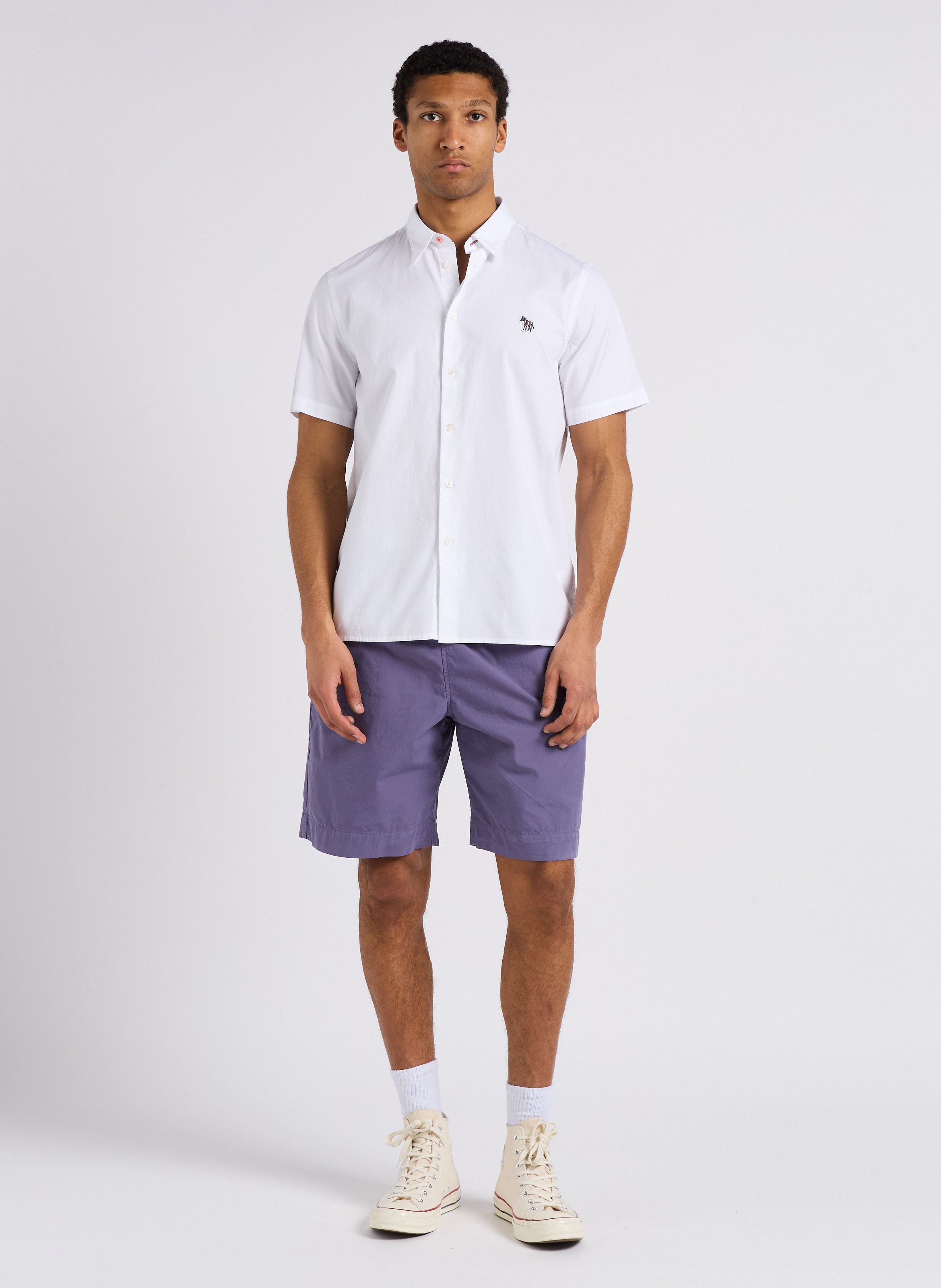 Short de bain en coton bio PAUL SMITH Violet