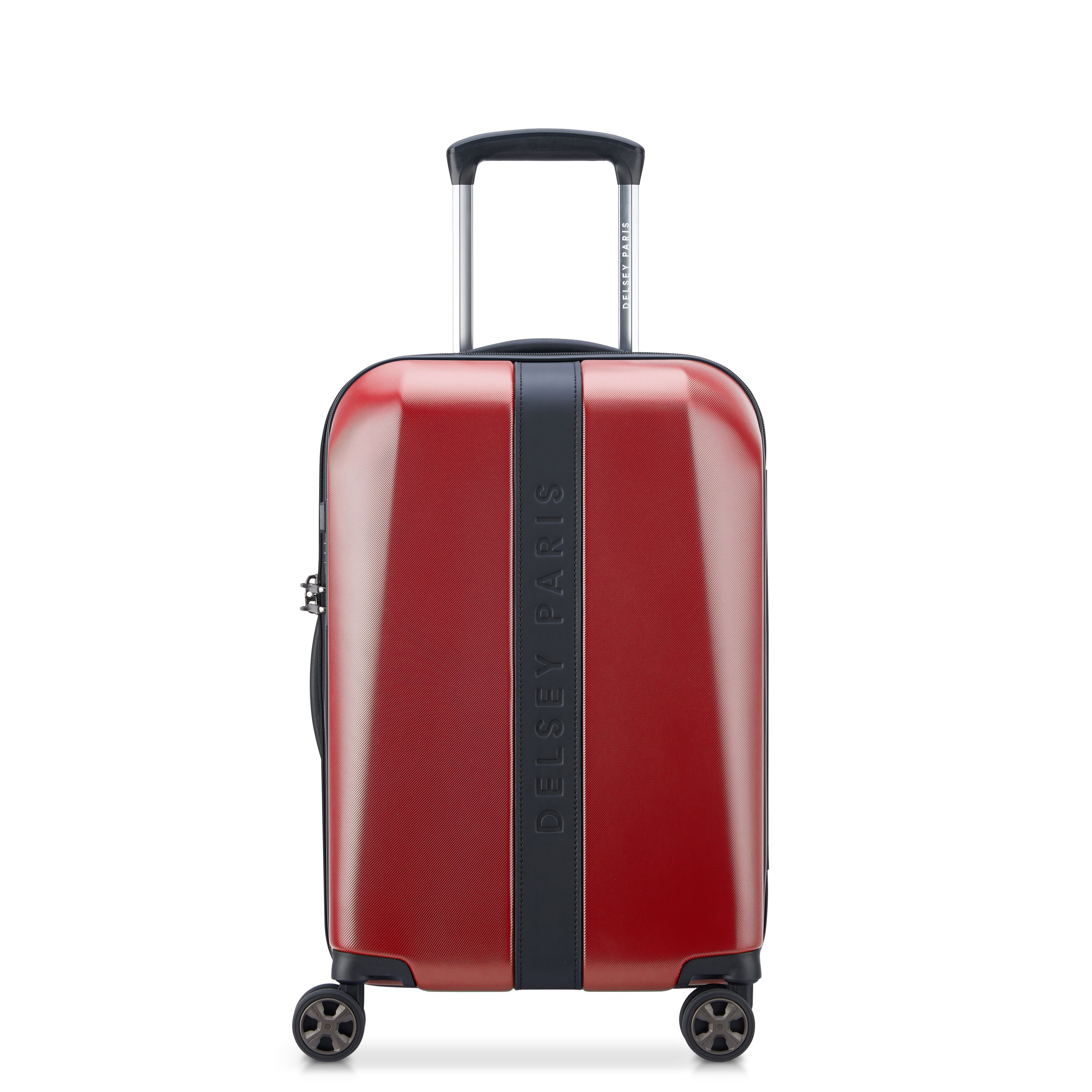 Rigid cabin suitcase DELSEY PARIS Red