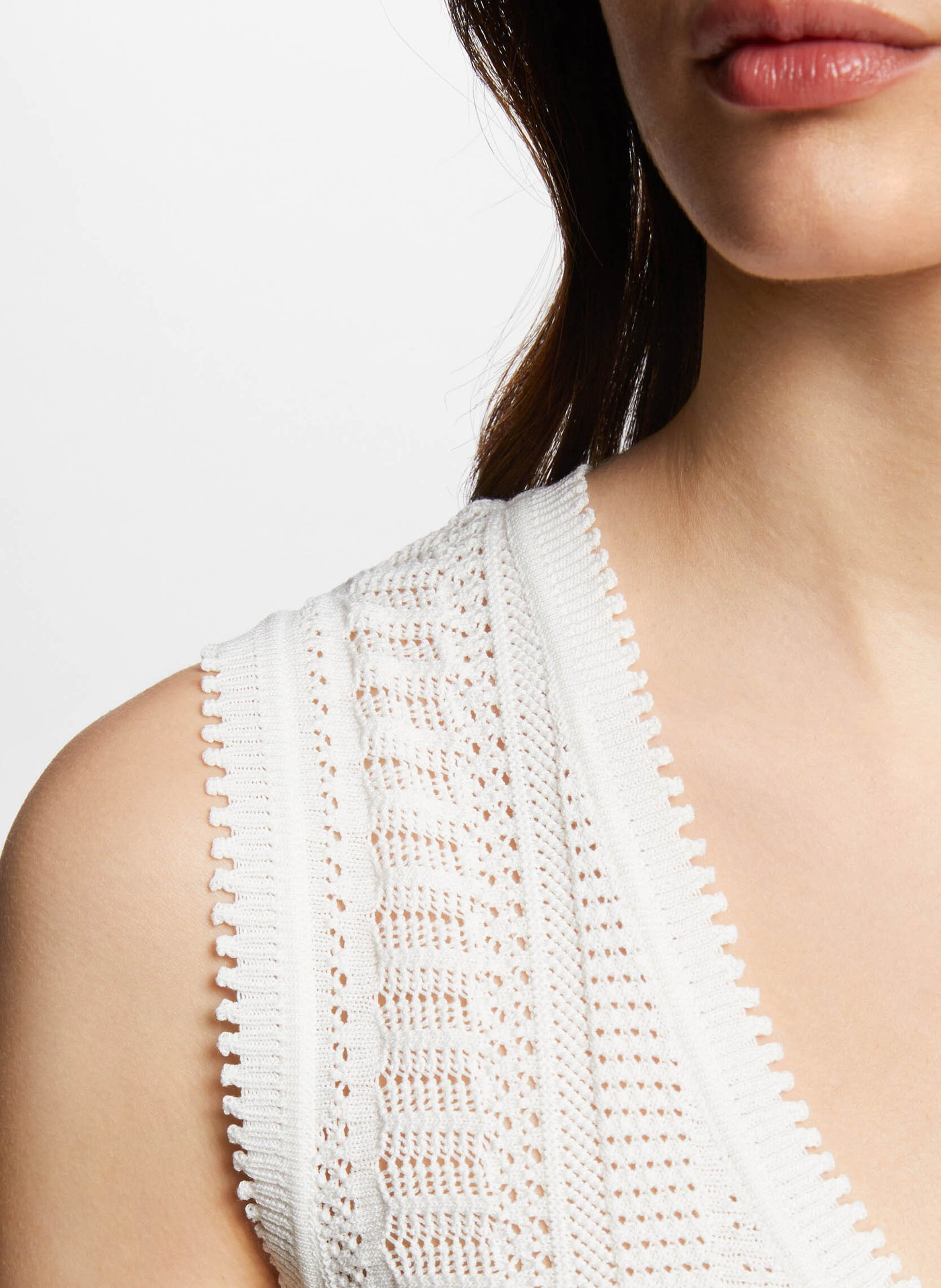 Effy - Oberteil mit V-Ausschnitt MORGAN Beige