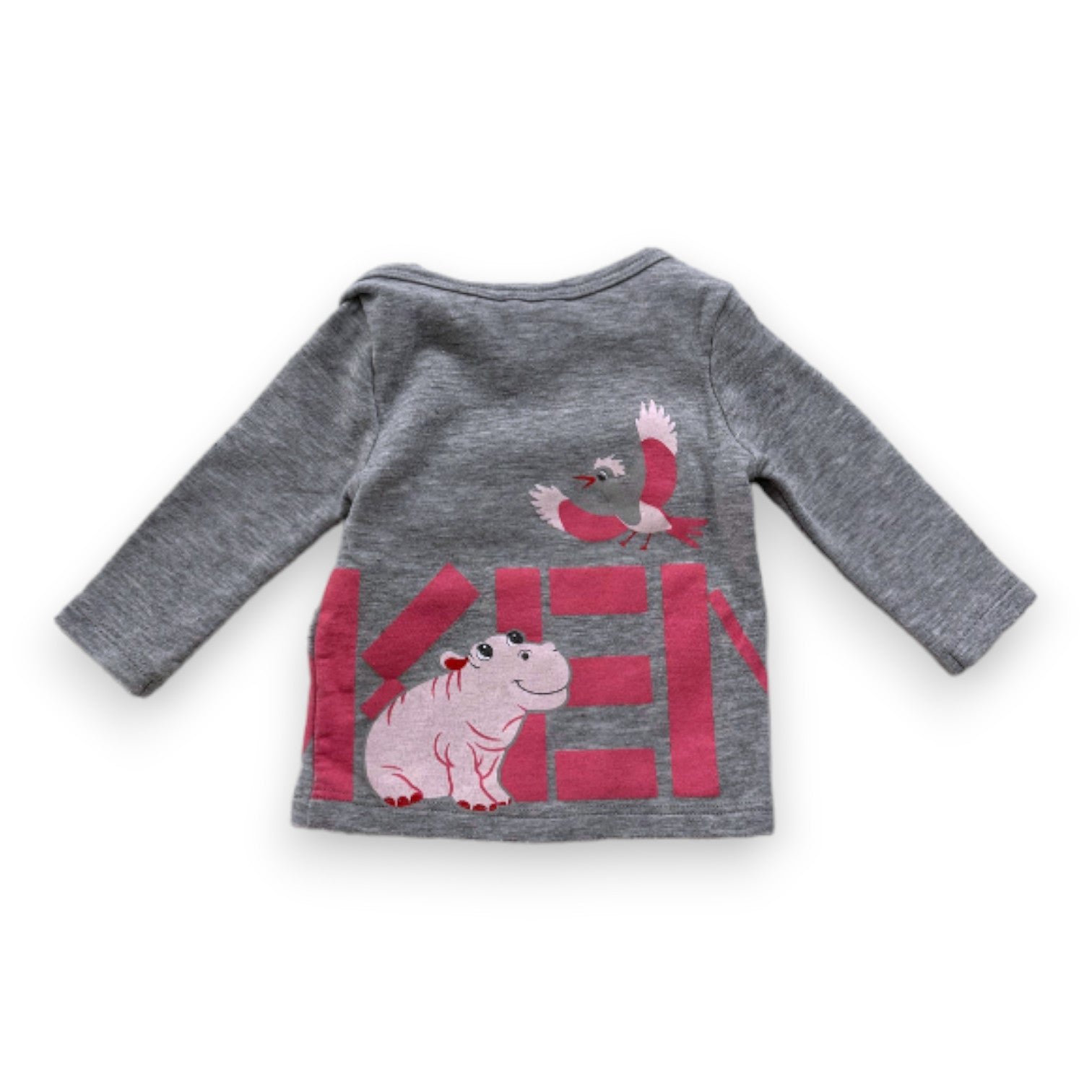 Grey Baby T-shirt - 3 months KENZO - SECONDE MAIN Grey