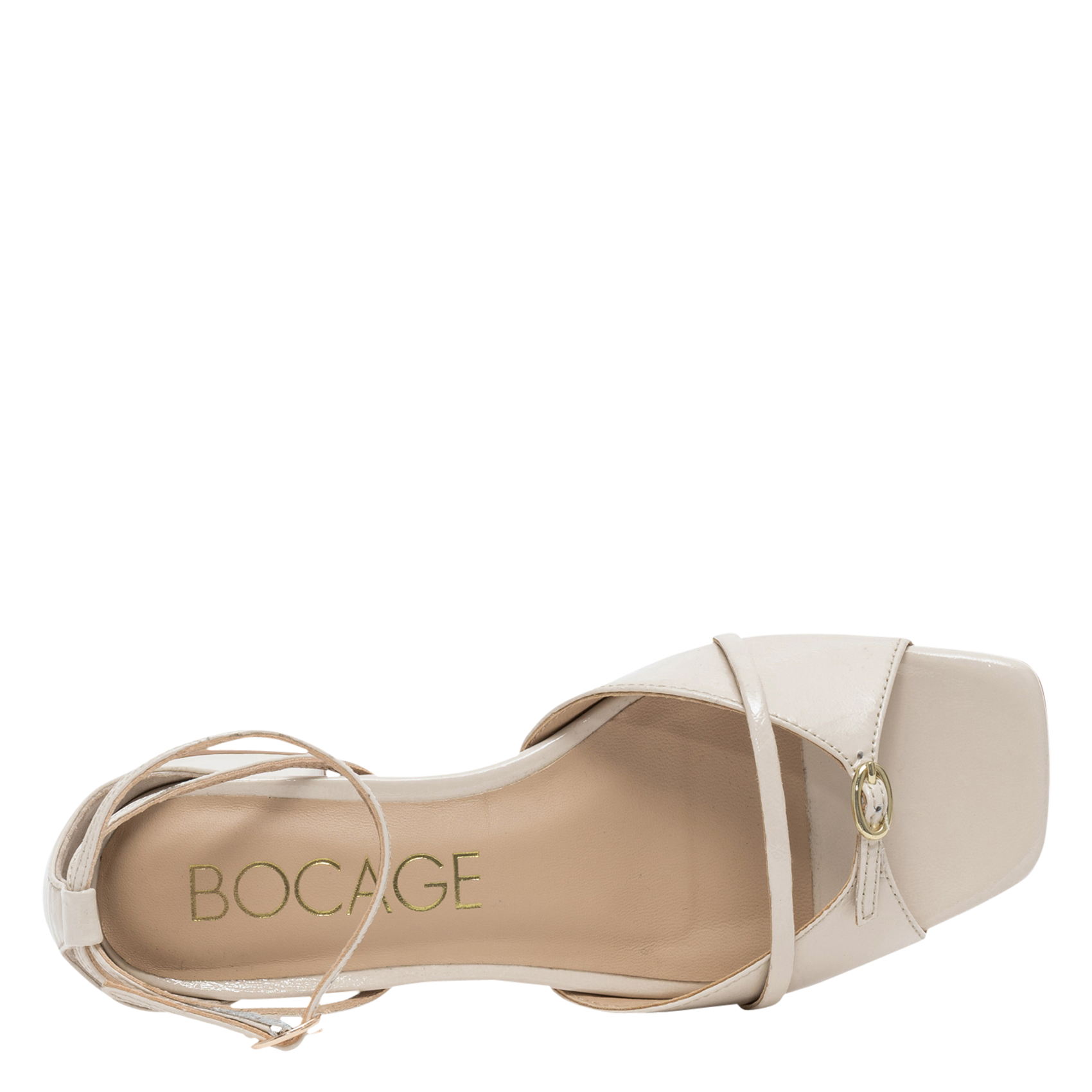 Ledersandalen BOCAGE Beige