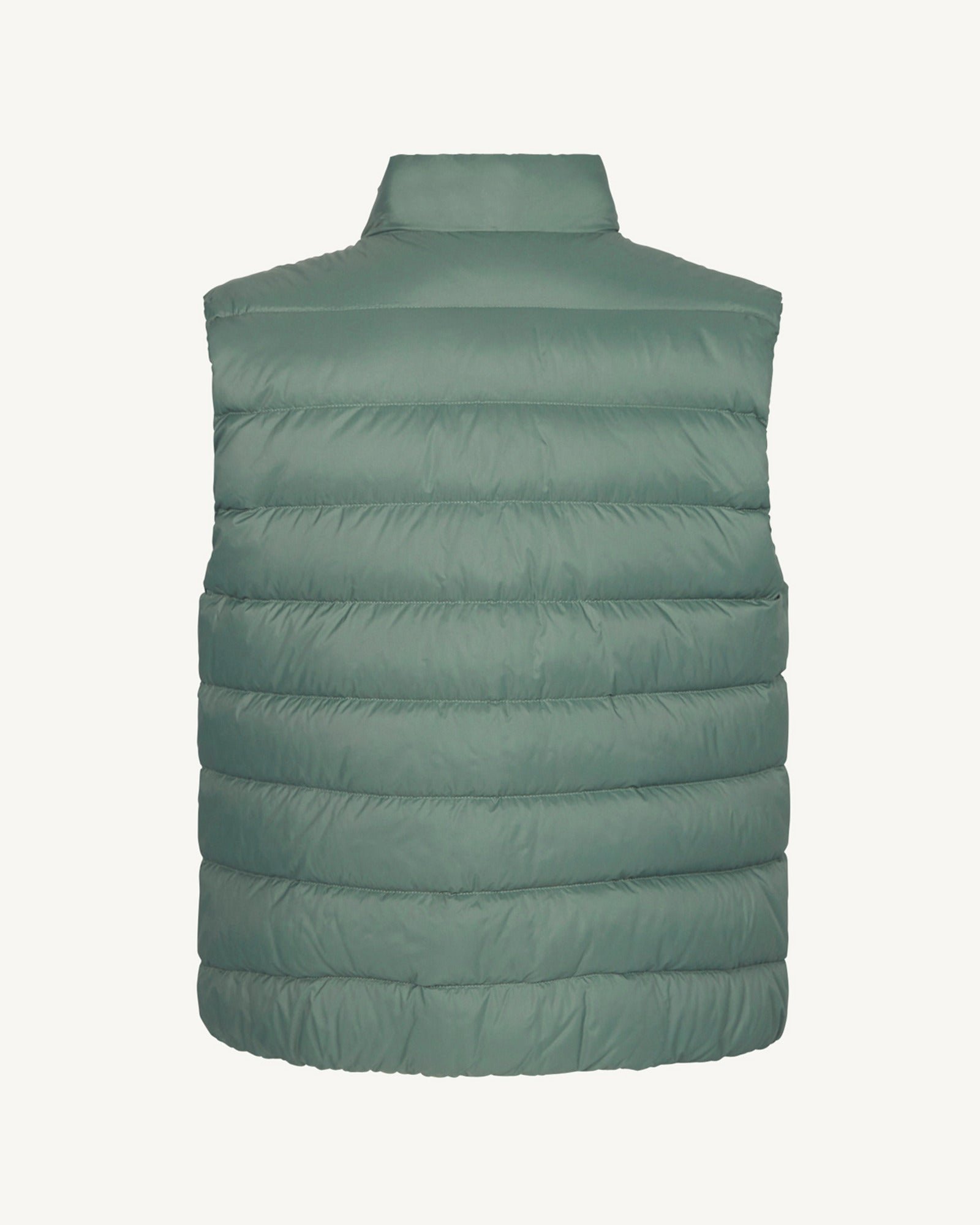 Thomas sleeveless lightweight puffer jacket JOTT Green