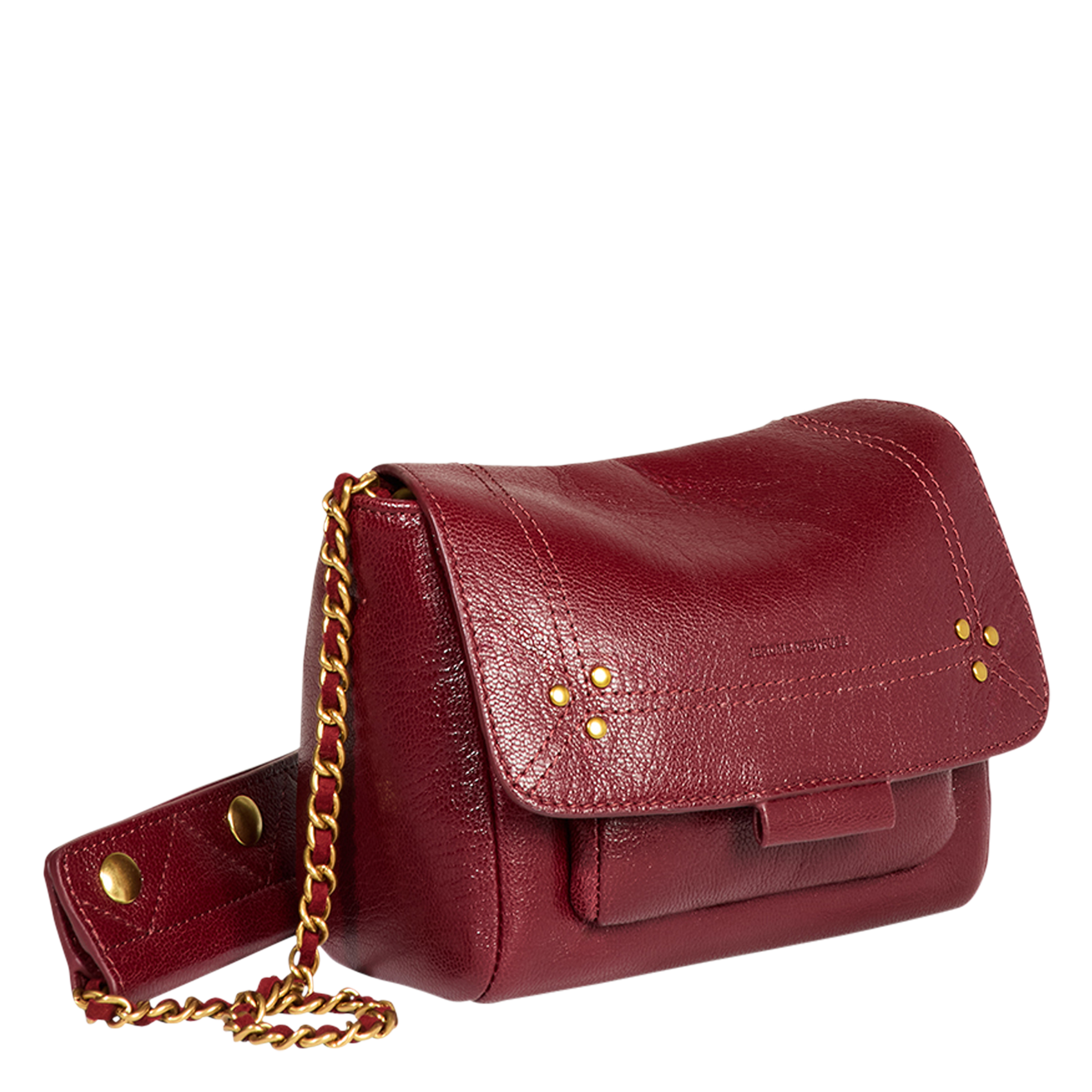 Mini sac bandoulière en cuir  JEROME DREYFUSS Rouge