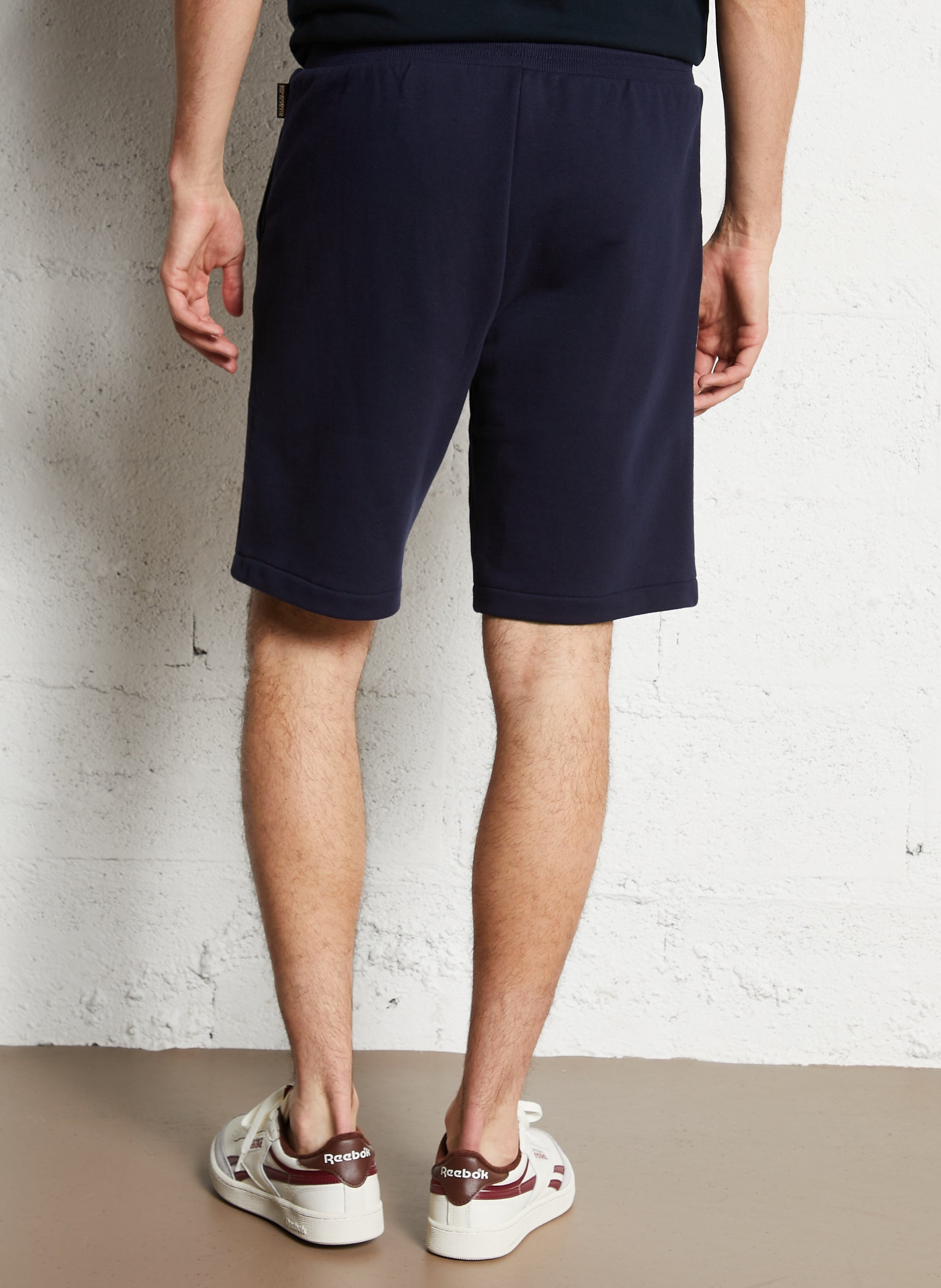 Straight cotton shorts NAPAPIJRI Blue