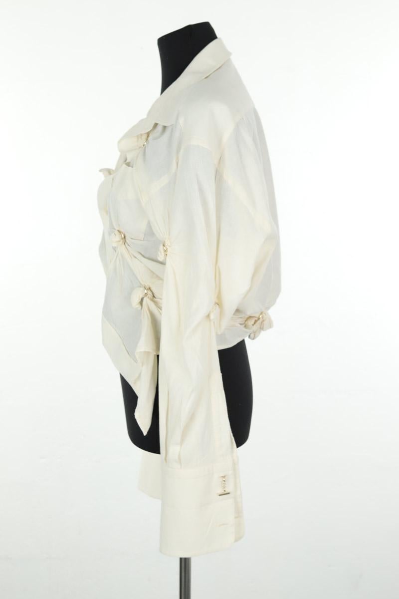 Cotton shirt JACQUEMUS- Seconde Main Beige