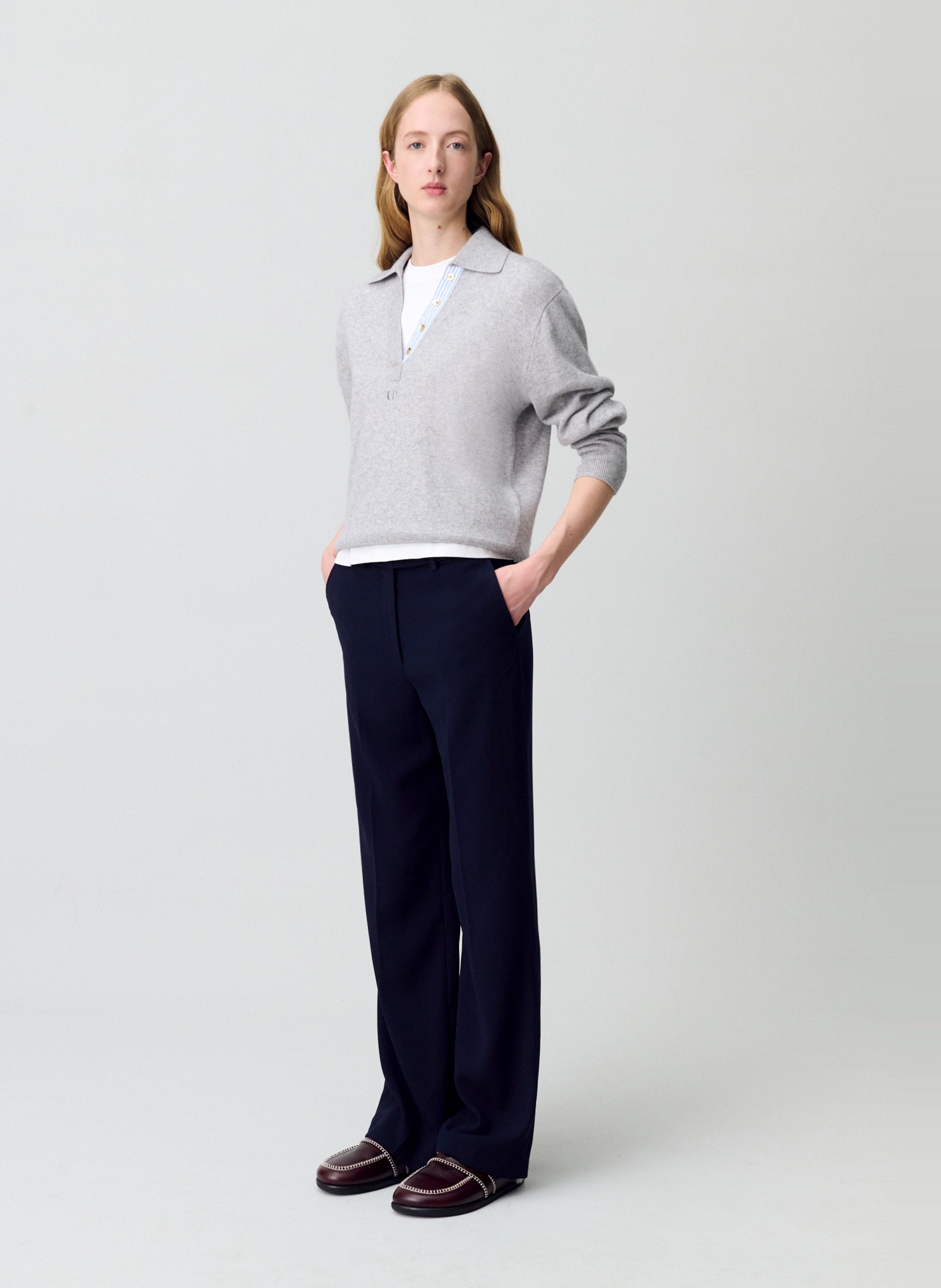 Pantalon droit  CLAUDIE PIERLOT Bleu