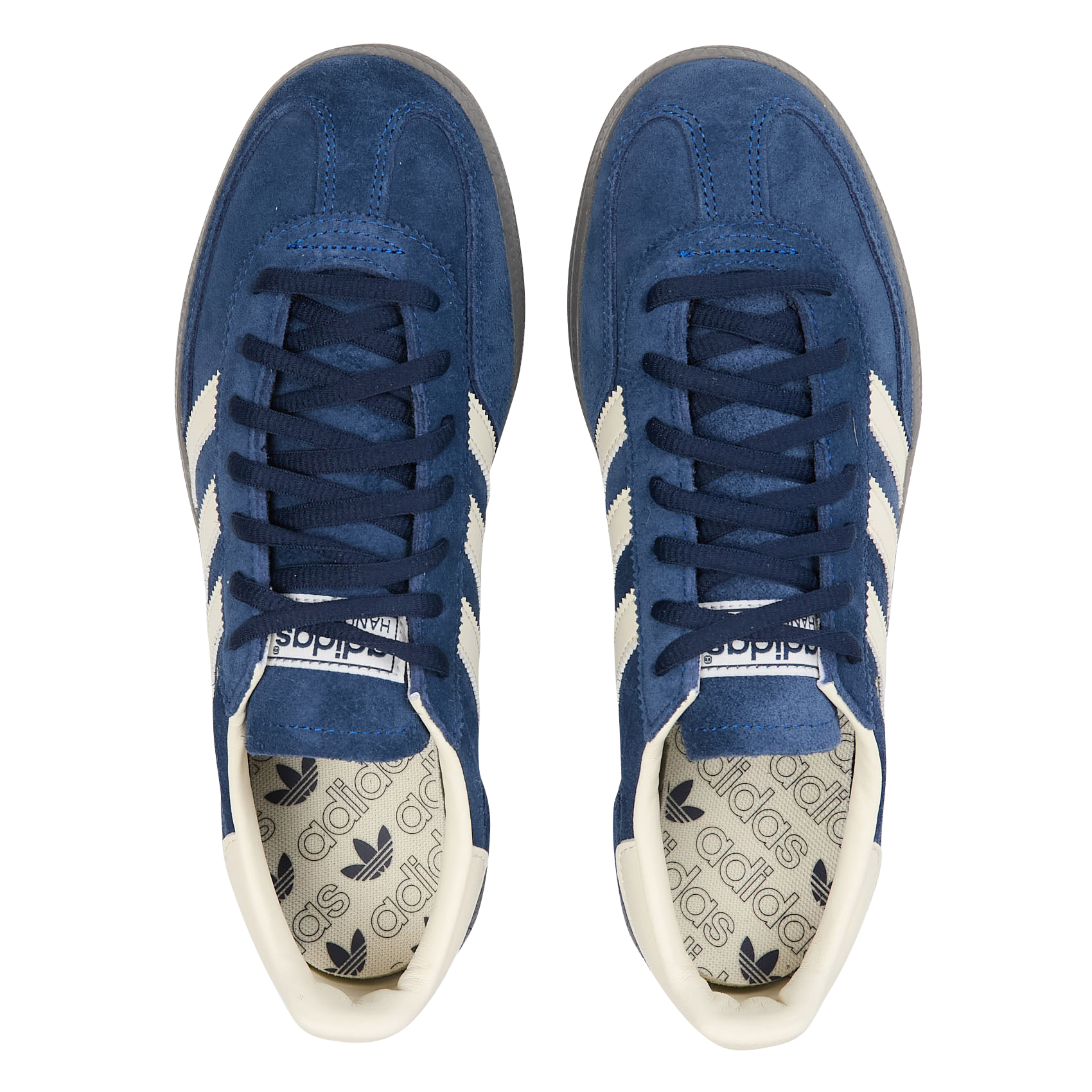 Baskets basses en cuir ADIDAS Bleu