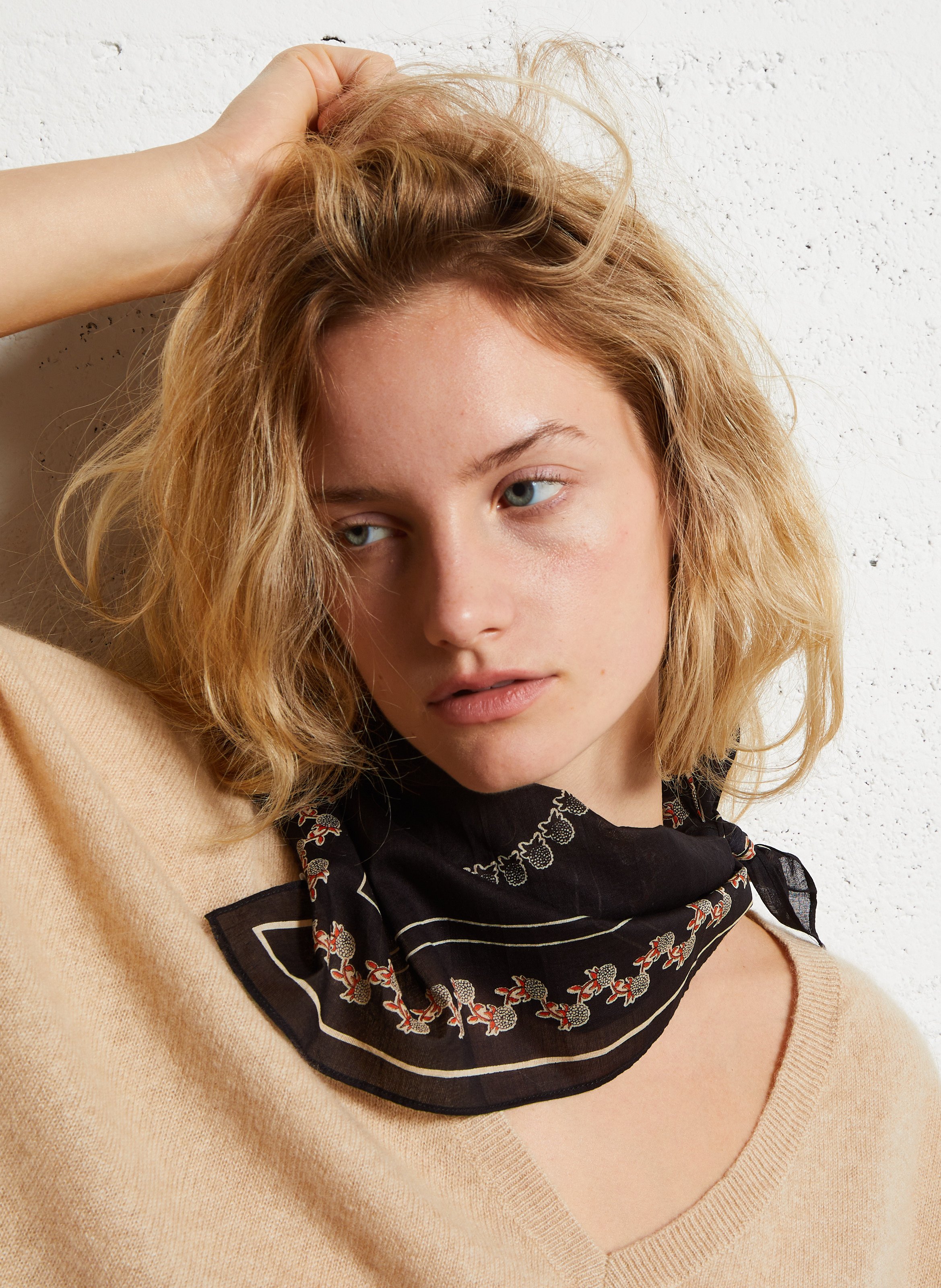 Quadratisches Baumwolltuch mit Muster BECKSONDERGAARD