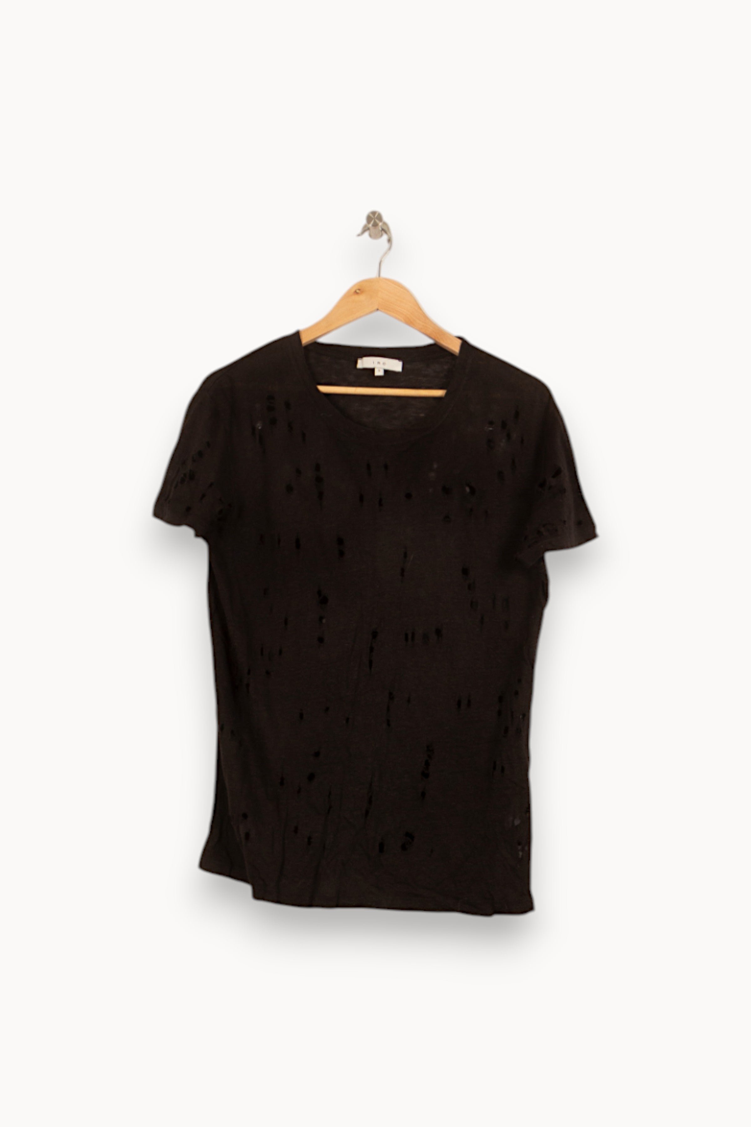 Tommy Badge T-shirt IRO - Seconde Main Black