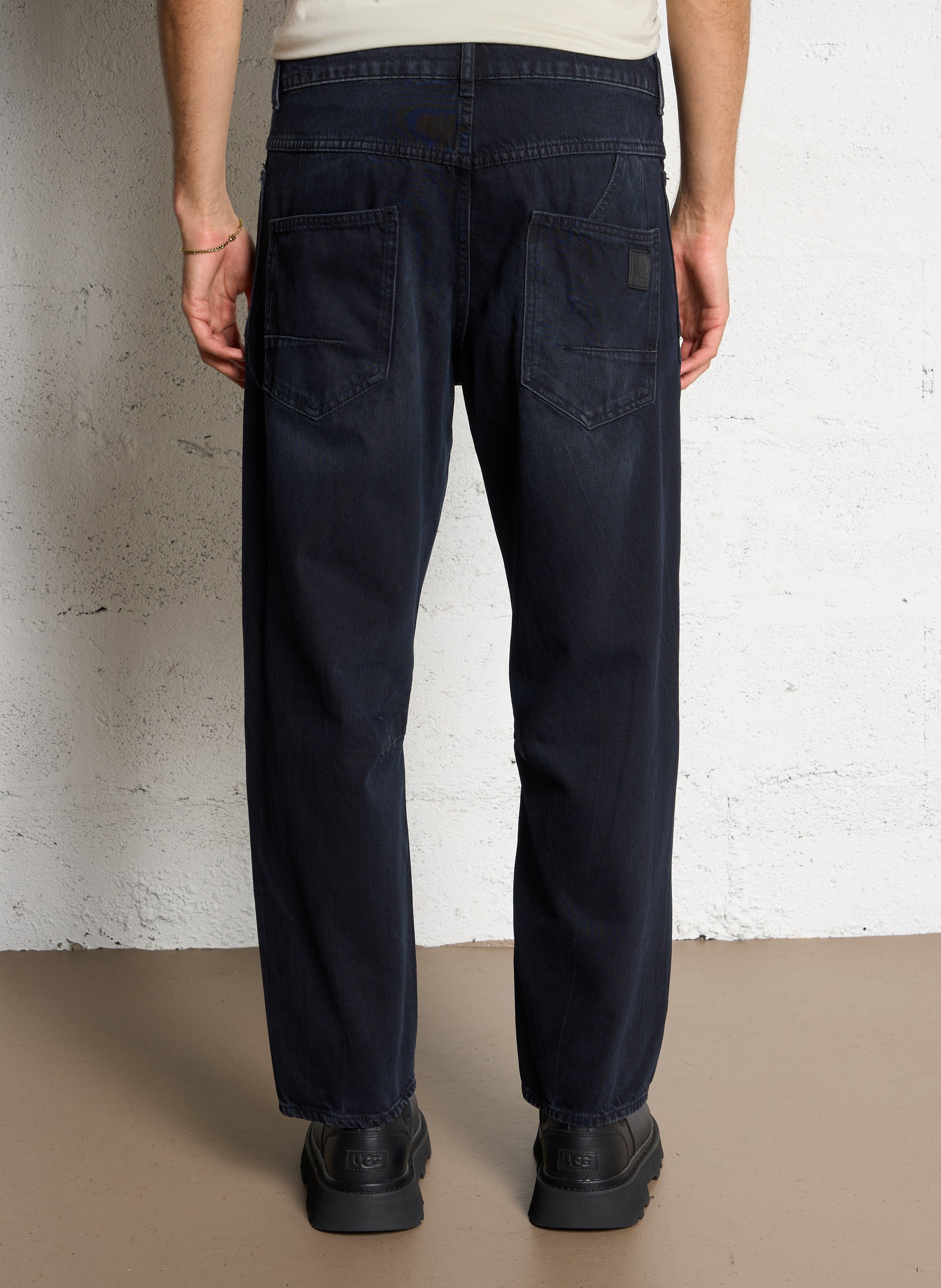 Loose cotton jeans LE TEMPS DES CERISES Blue