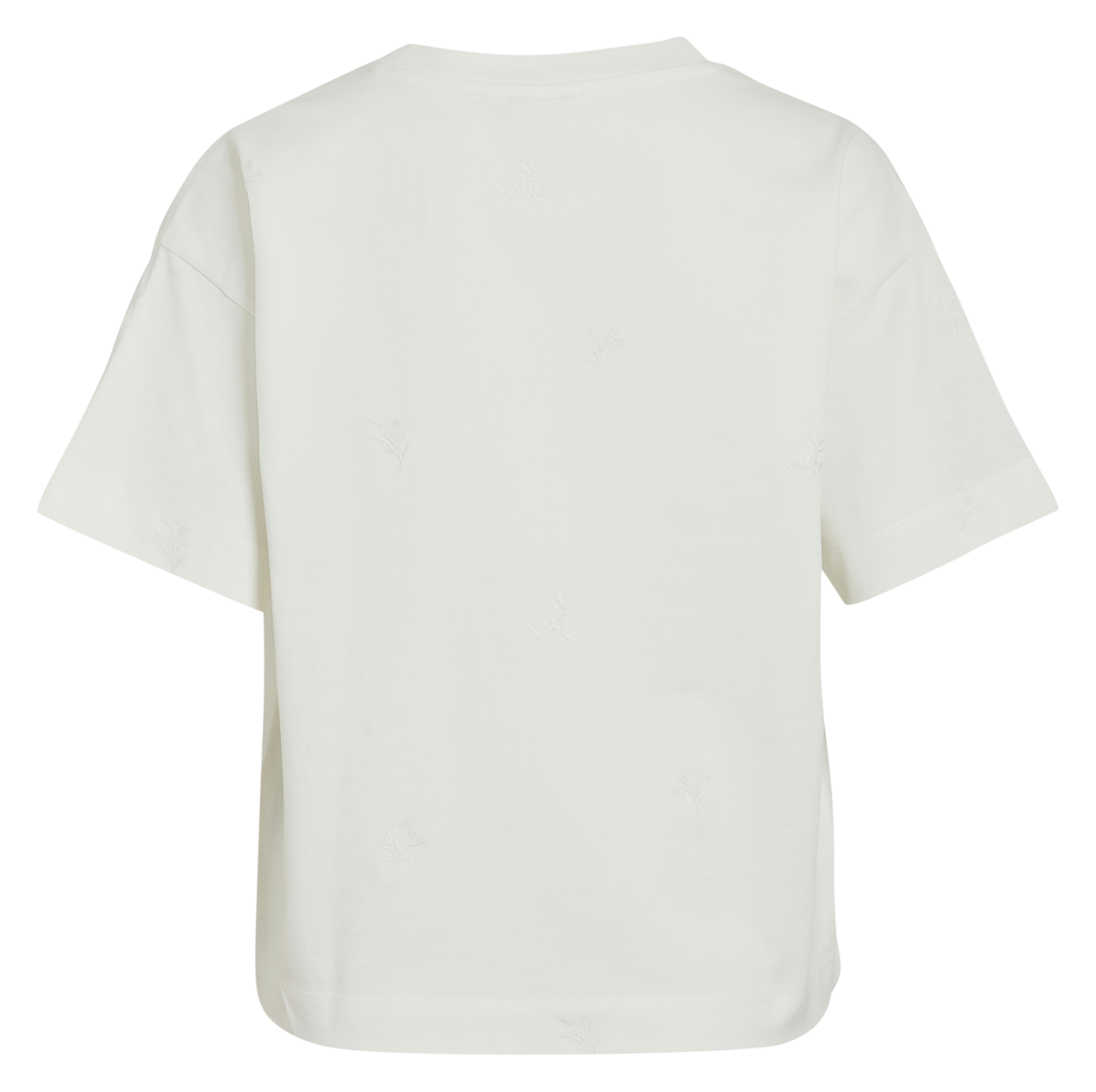 Oversized T-shirt van biologisch katoenmix Wit