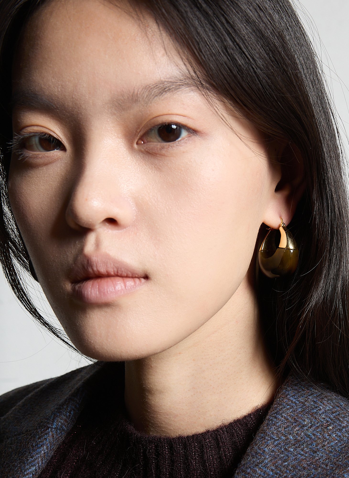 Aros grandes FEEKA Marron