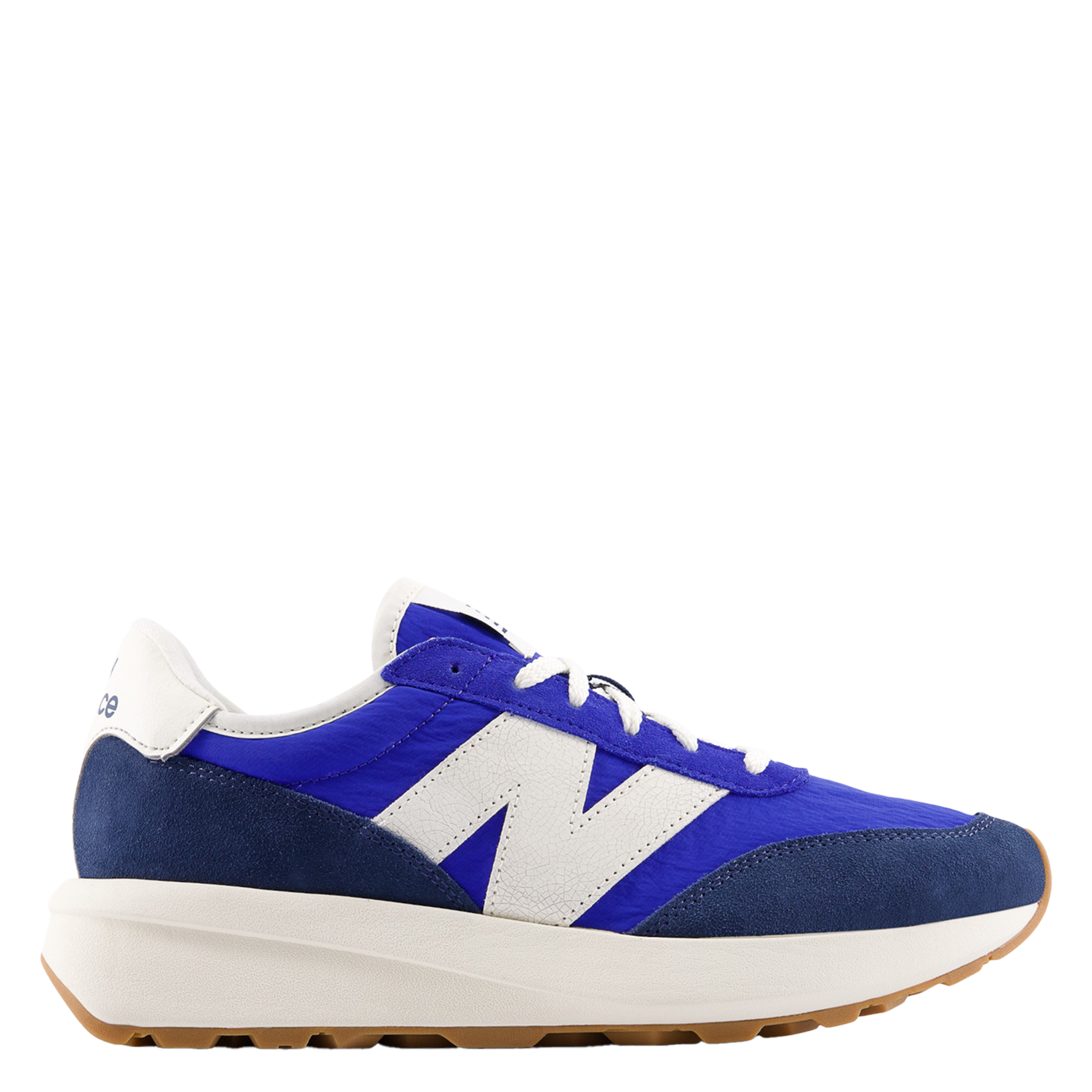 Low-top leather mix sneakers NEW BALANCE Blue