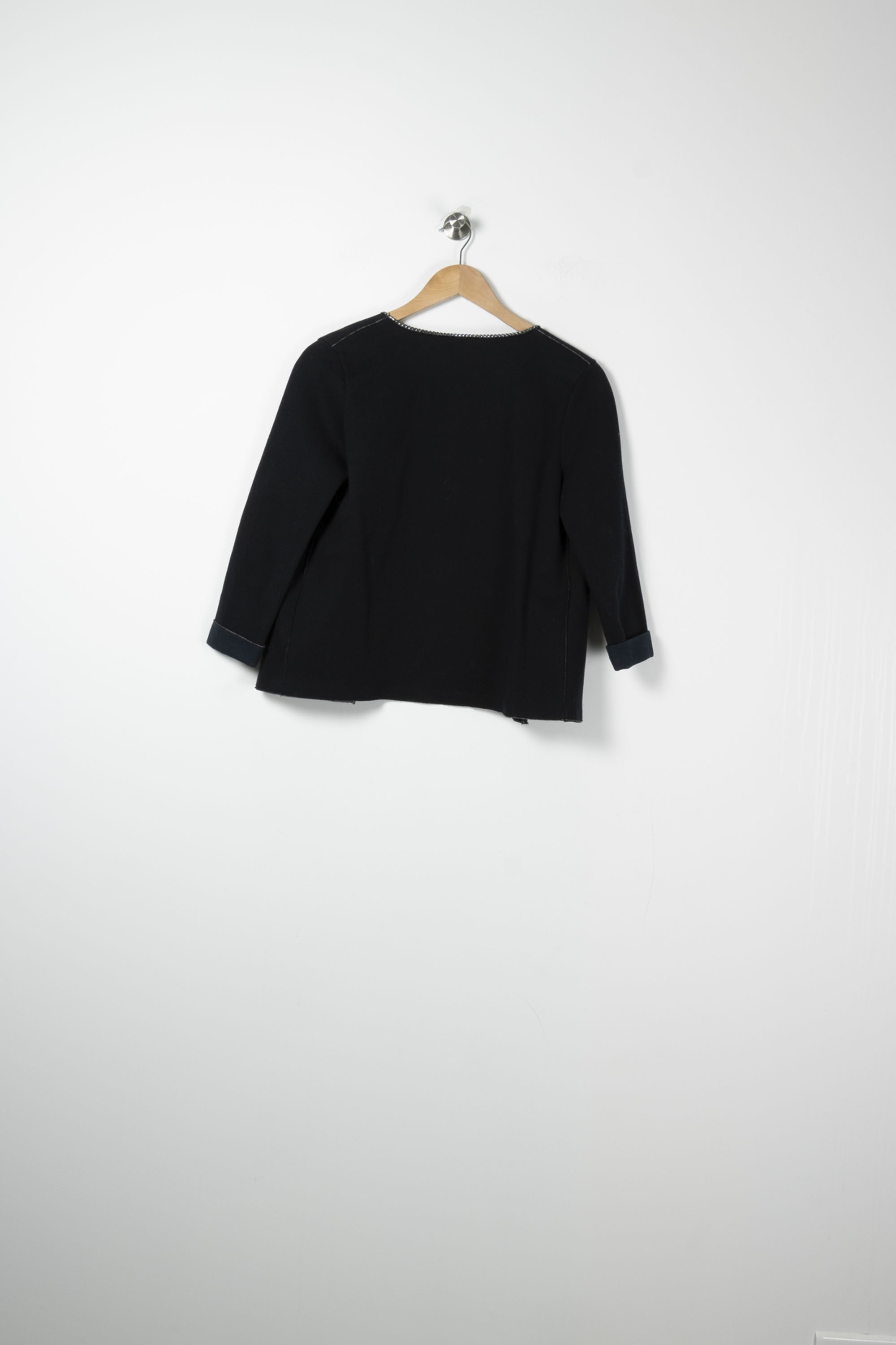 Cardigan MAJESTIC FILATURES - SECONDE MAIN Black