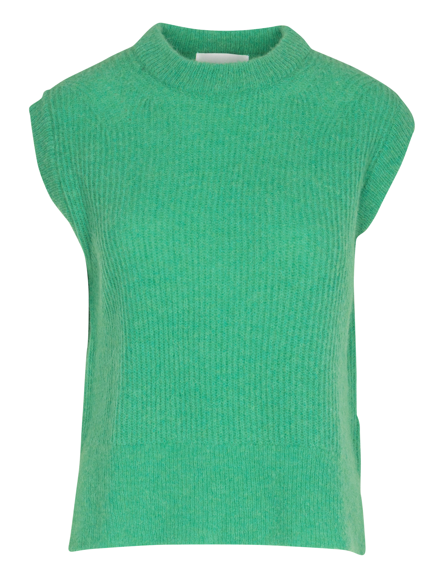 Pull droit col rond en maille MAISON ANJE Vert