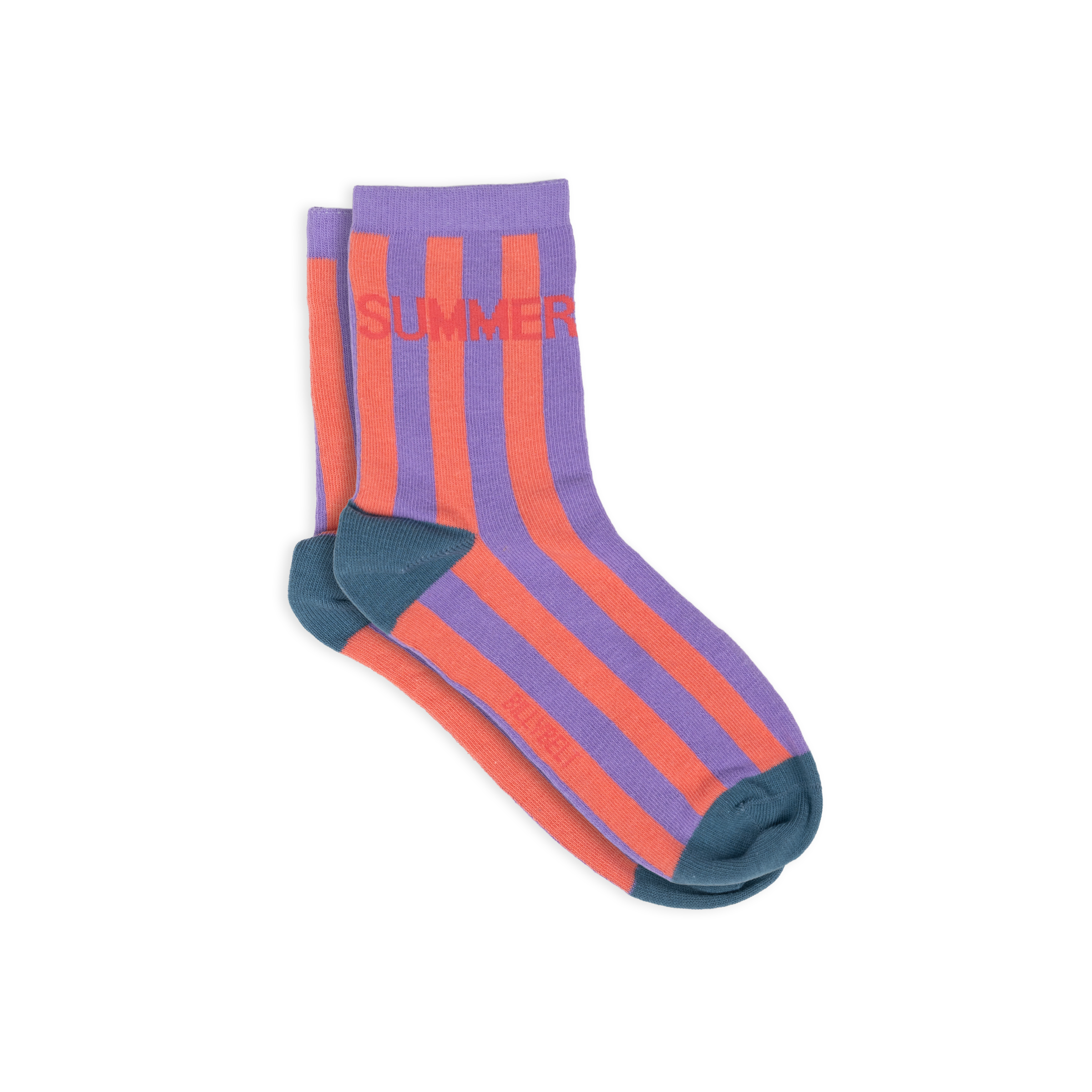 Combed cotton striped socks BILLYBELT Purple