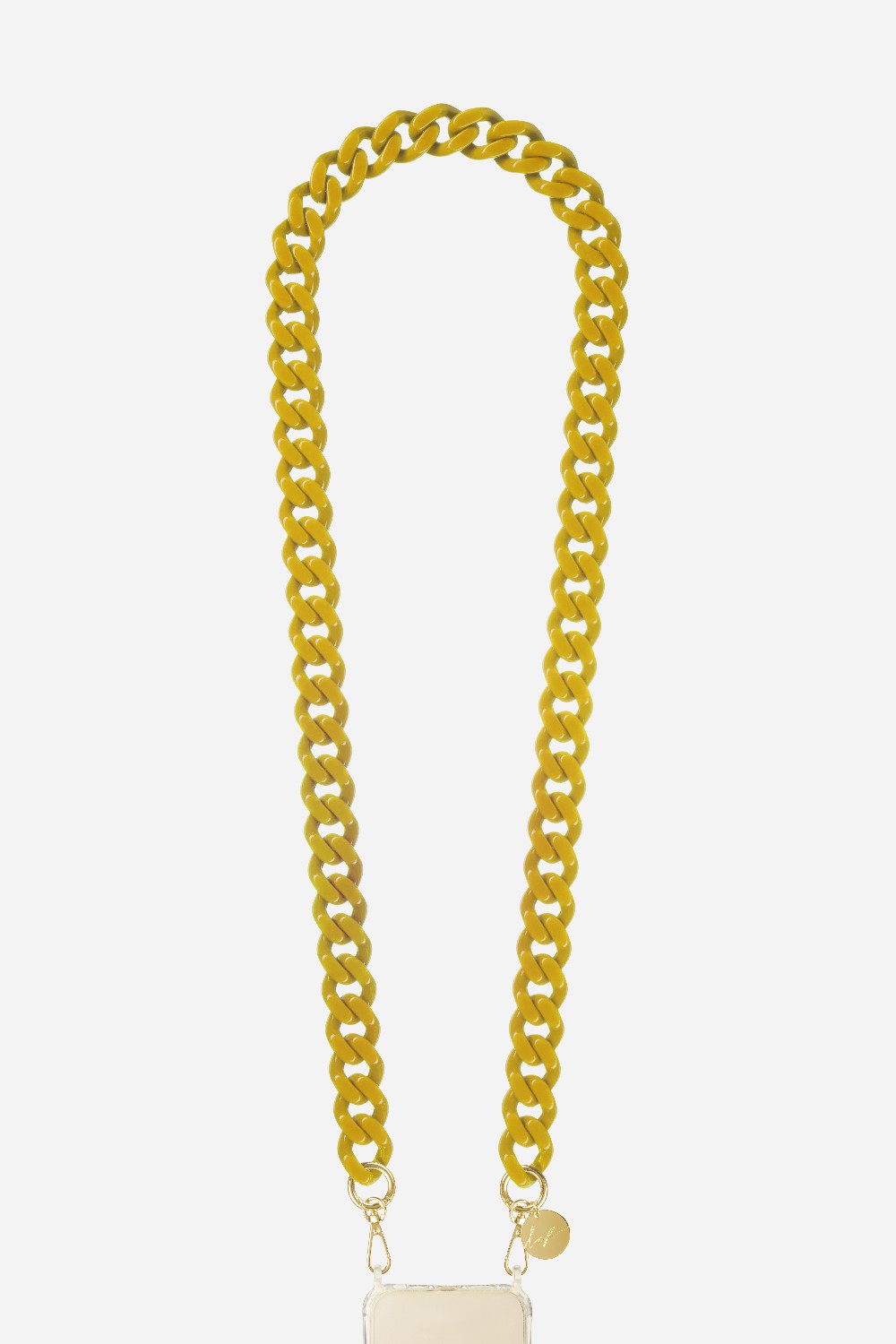 Resin phone chain LA COQUE FRANCAISE Yellow