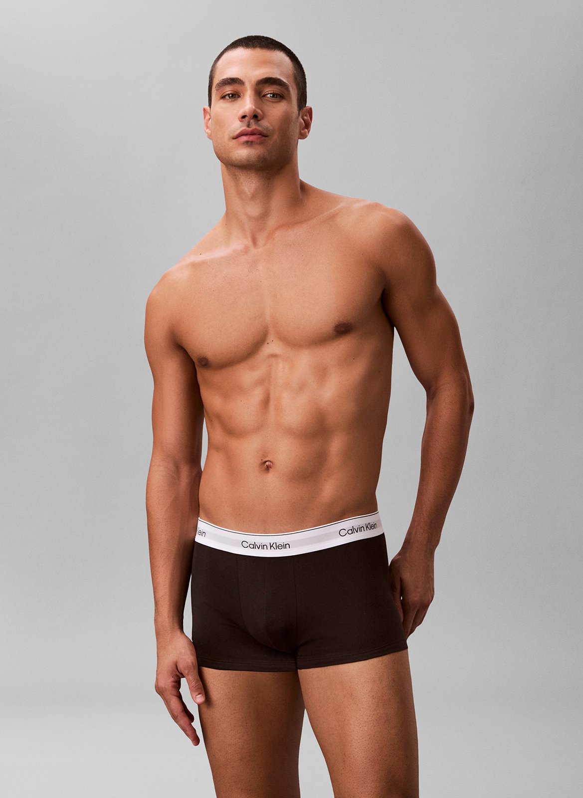 Setje met 3 boxershorts | katoenblend CALVIN KLEIN UNDERWEAR Zwart