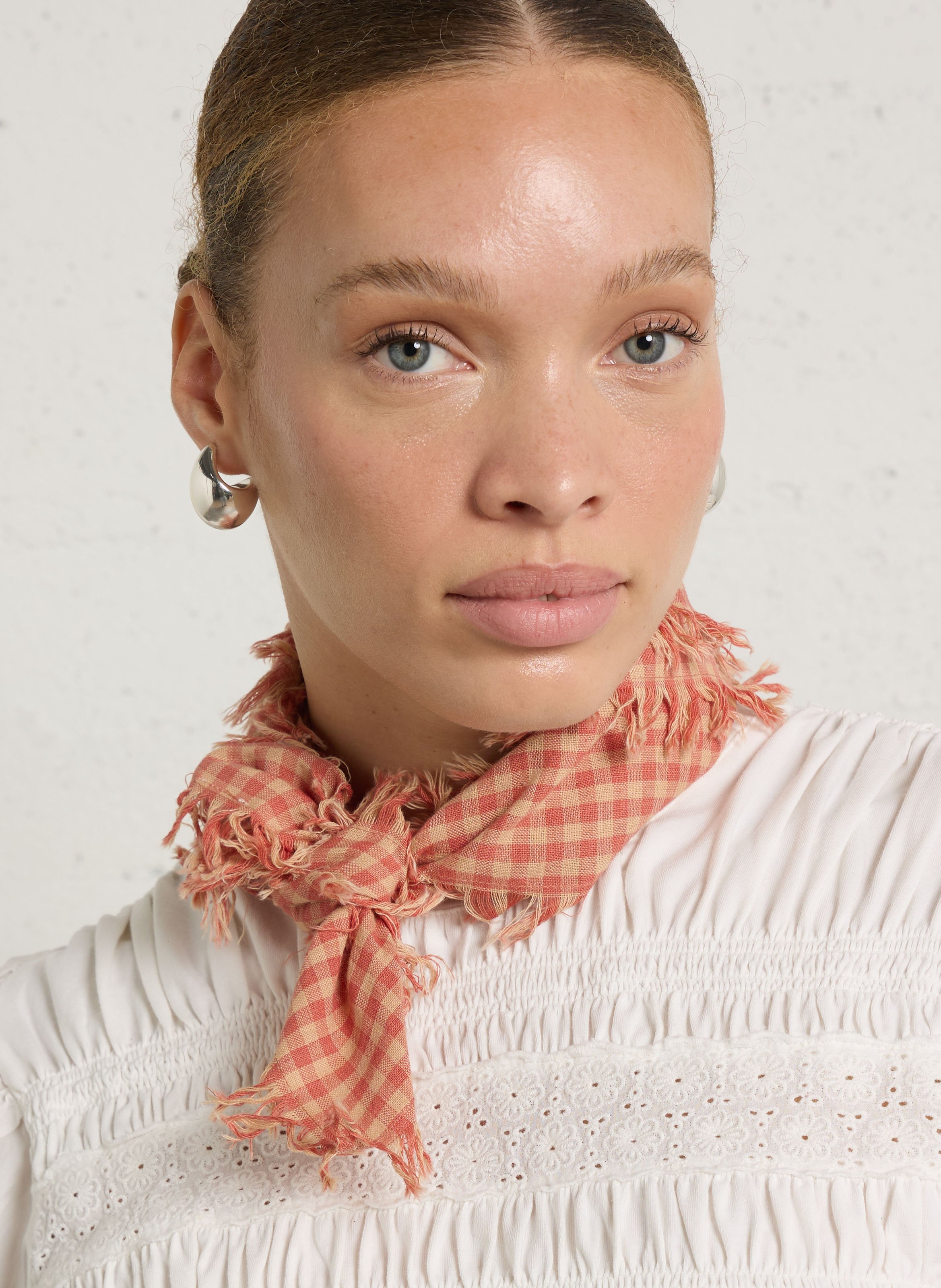 Baumwoll-Foulard APACHES COLLECTIONS Rot