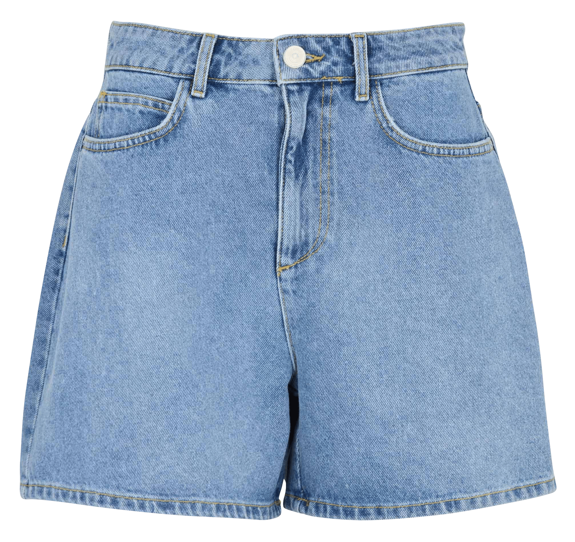 Jeansshort met hoge taille SUD EXPRESS Blauw