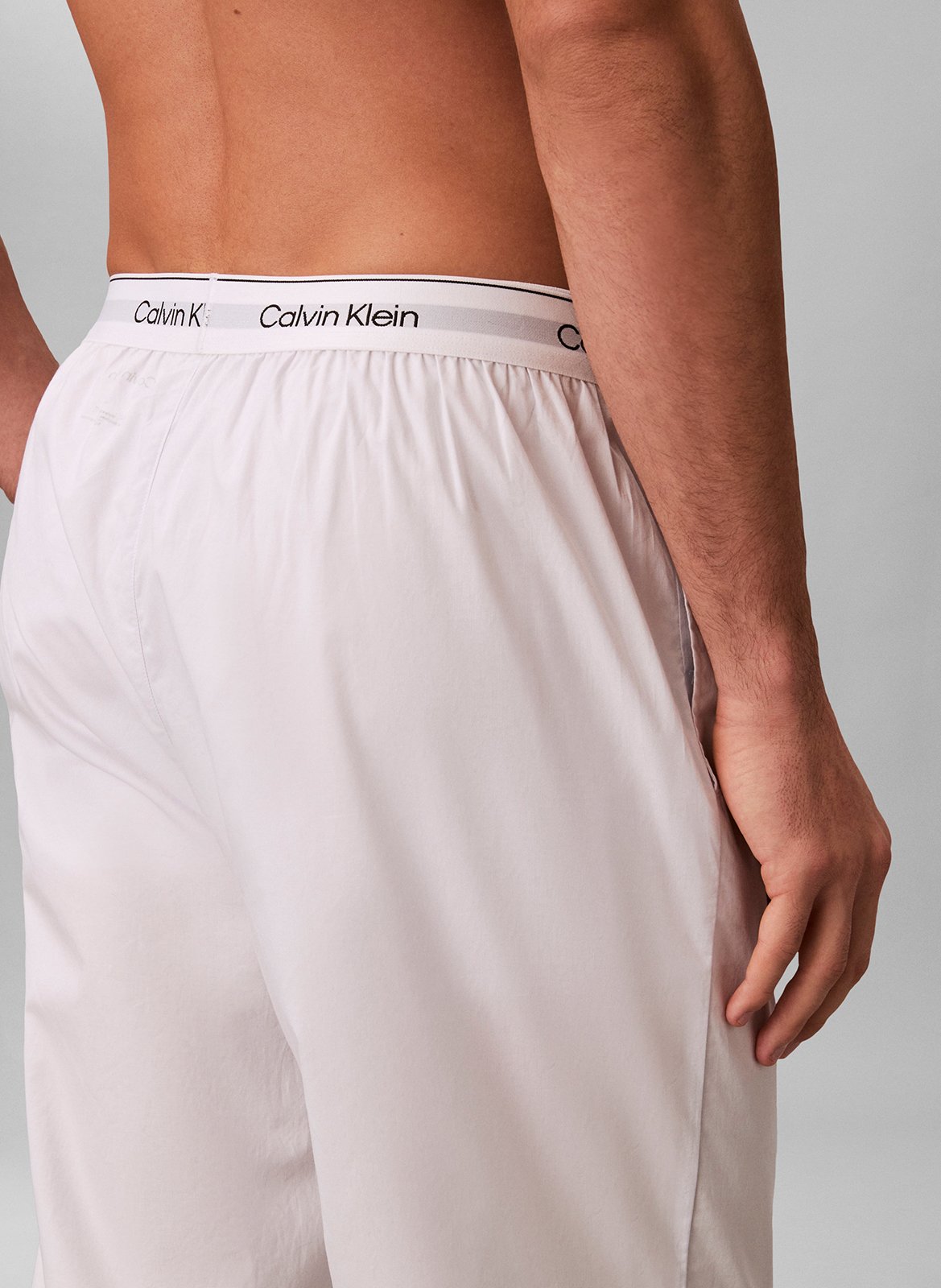 Monogrammed loungewear pants CALVIN KLEIN UNDERWEAR Grey