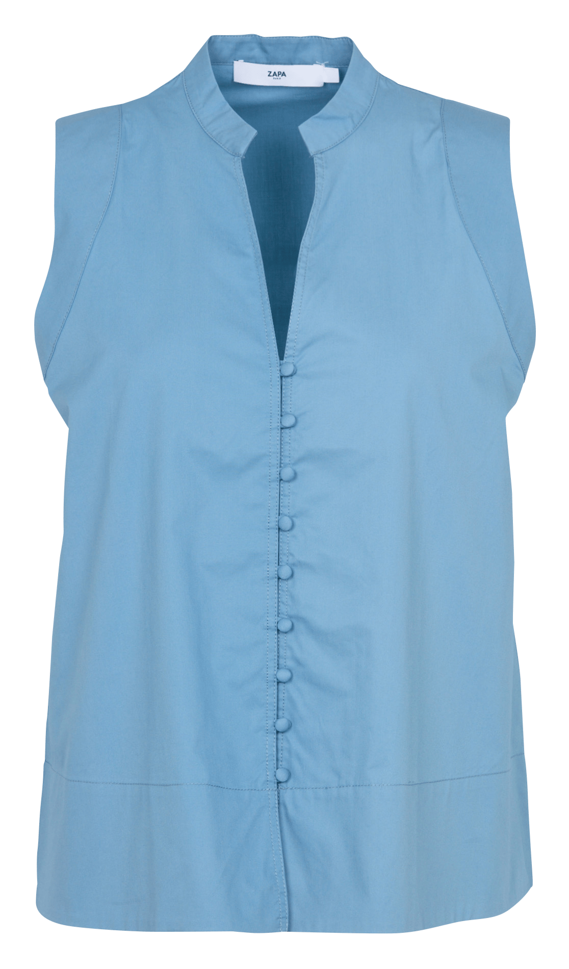 Top holgado de algodón ZAPA Azul