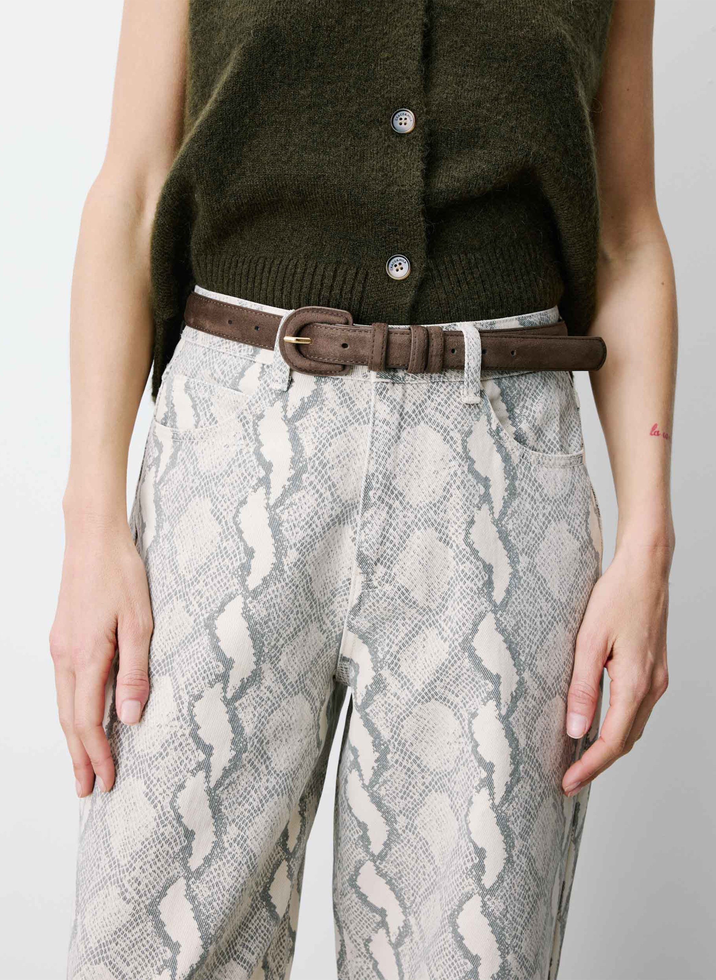 Ceinture  GRACE ET MILA Marron