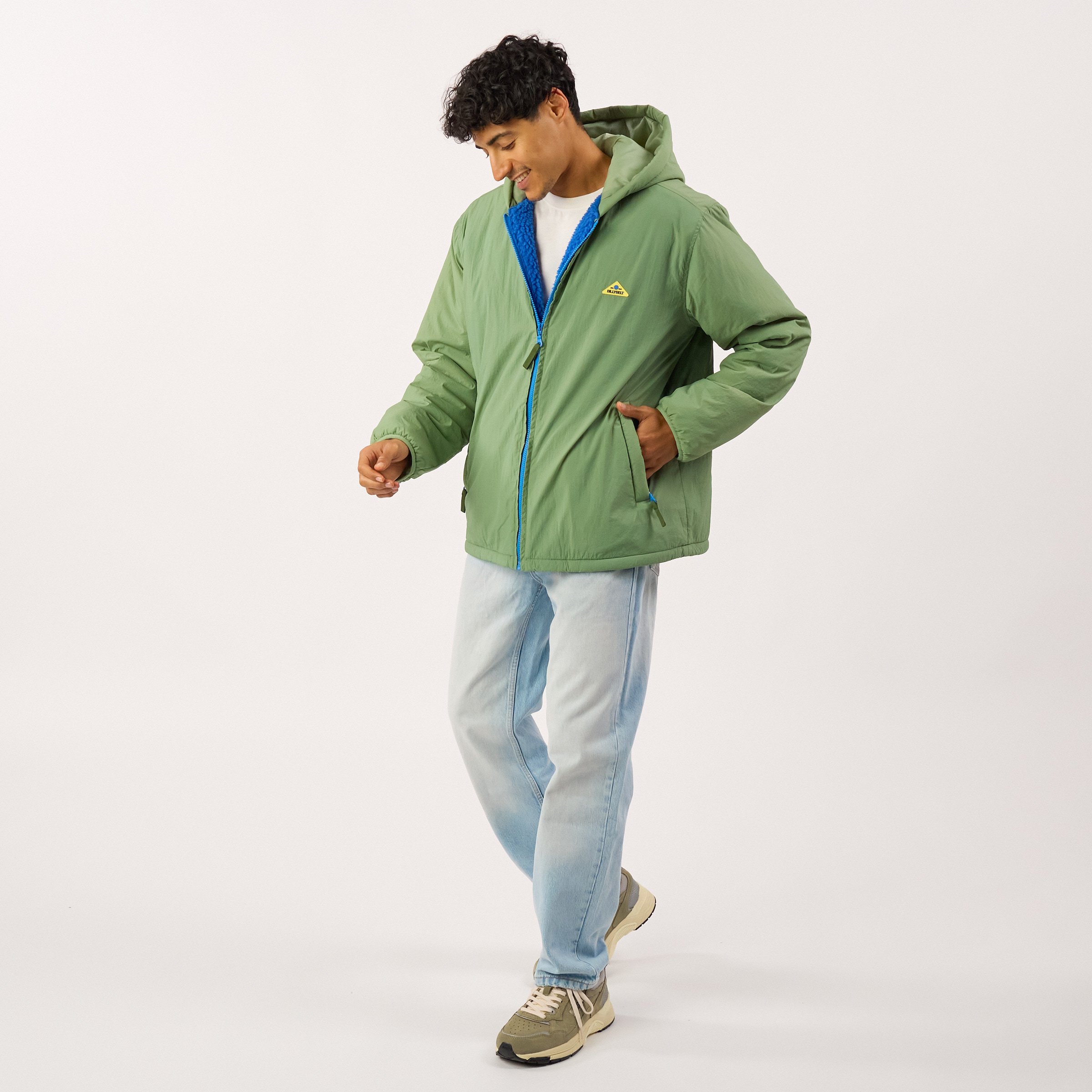 Unisex hooded parka BILLYBELT Green