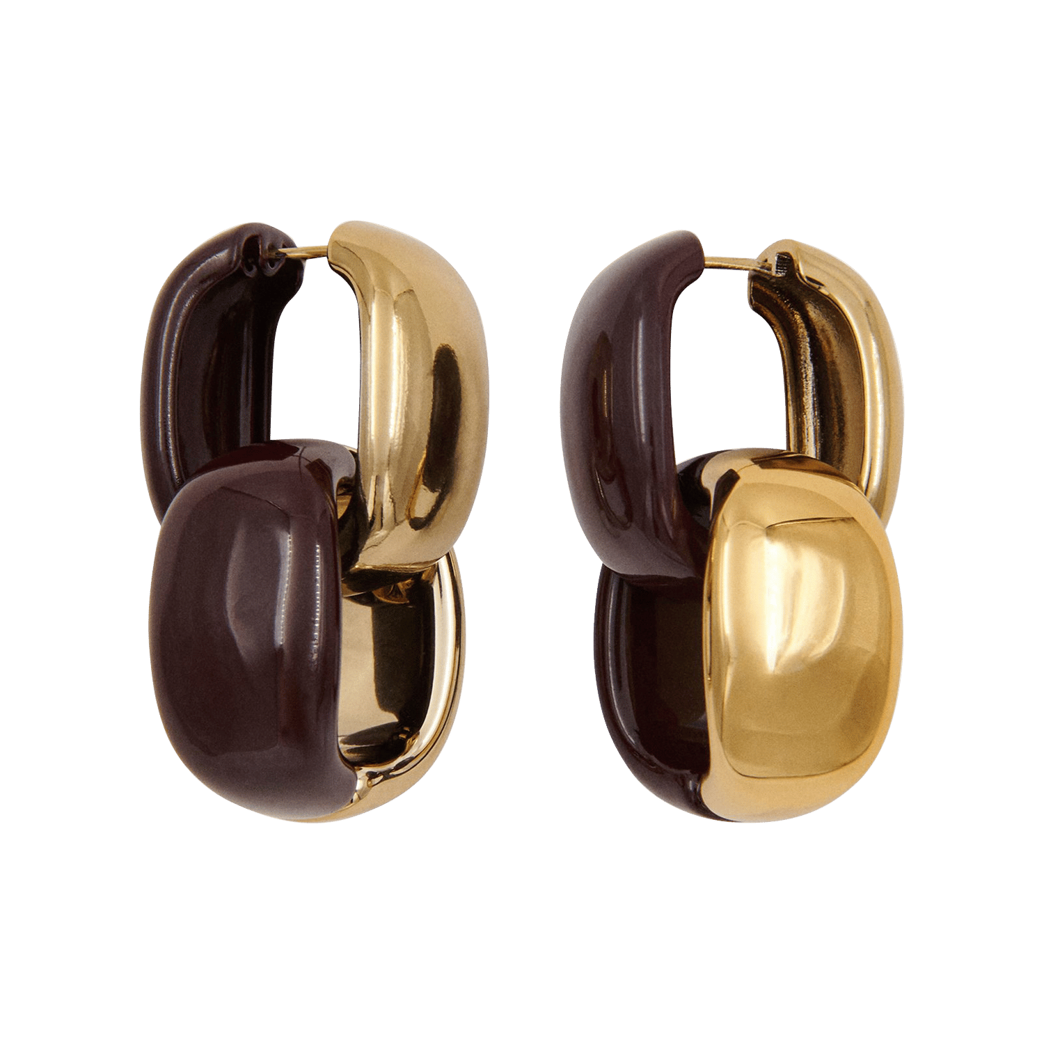 Double hoop drop earrings ESSENTIEL ANTWERP