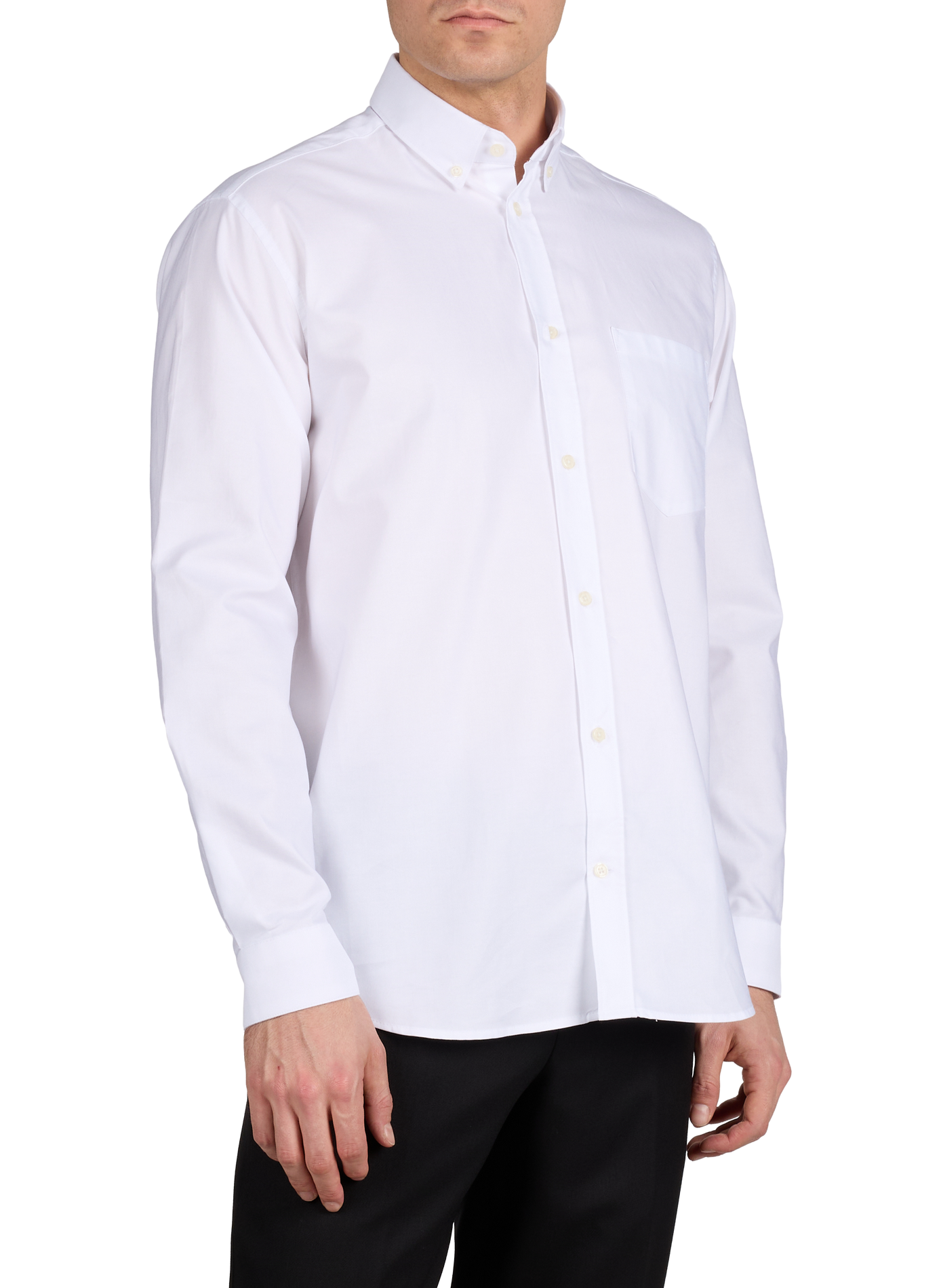 Hox-D straight-cut cotton shirt AU PRINTEMPS PARIS White
