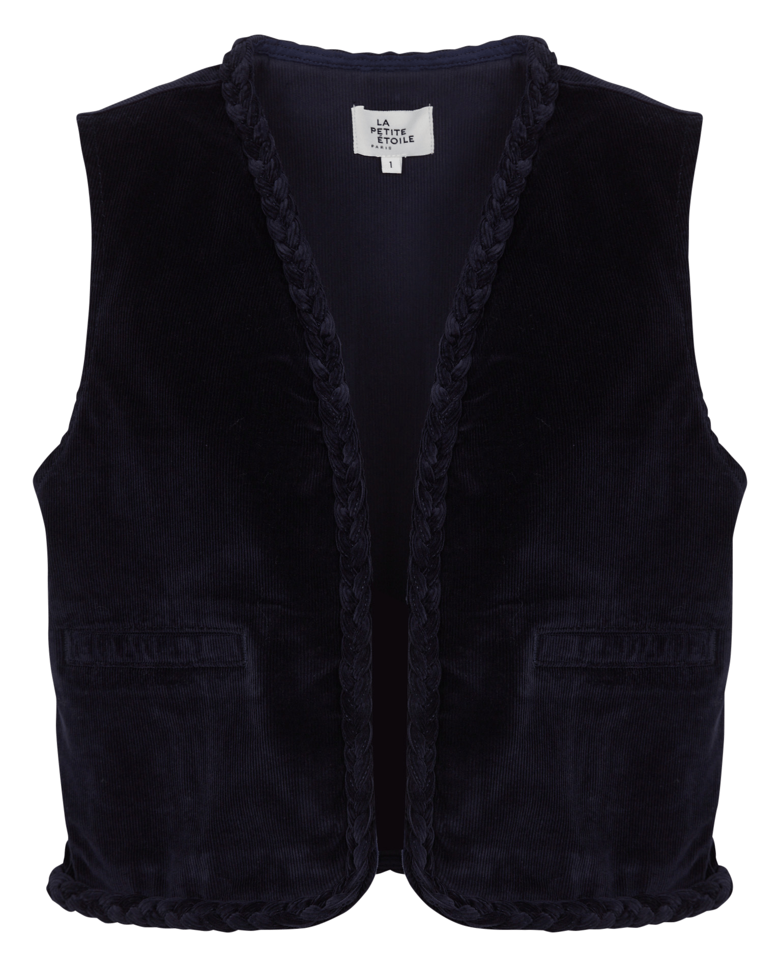 Sleeveless cotton-blend jacket LA PETITE ETOILE