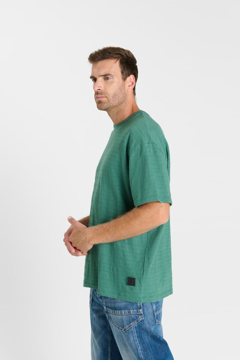 Round-neck T-shirt LE TEMPS DES CERISES Green