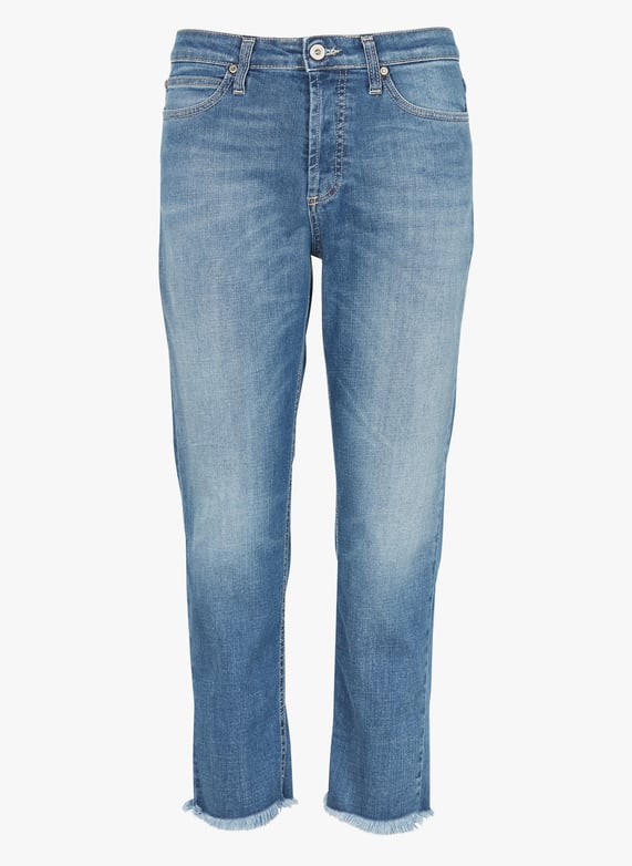 Jean cropped en coton mélangé Sunset Bleu Rails - Femme | Place des Tendances Jean cropped en coton mélangé Sunset Bleu Rails - Femme | Place des Tendances