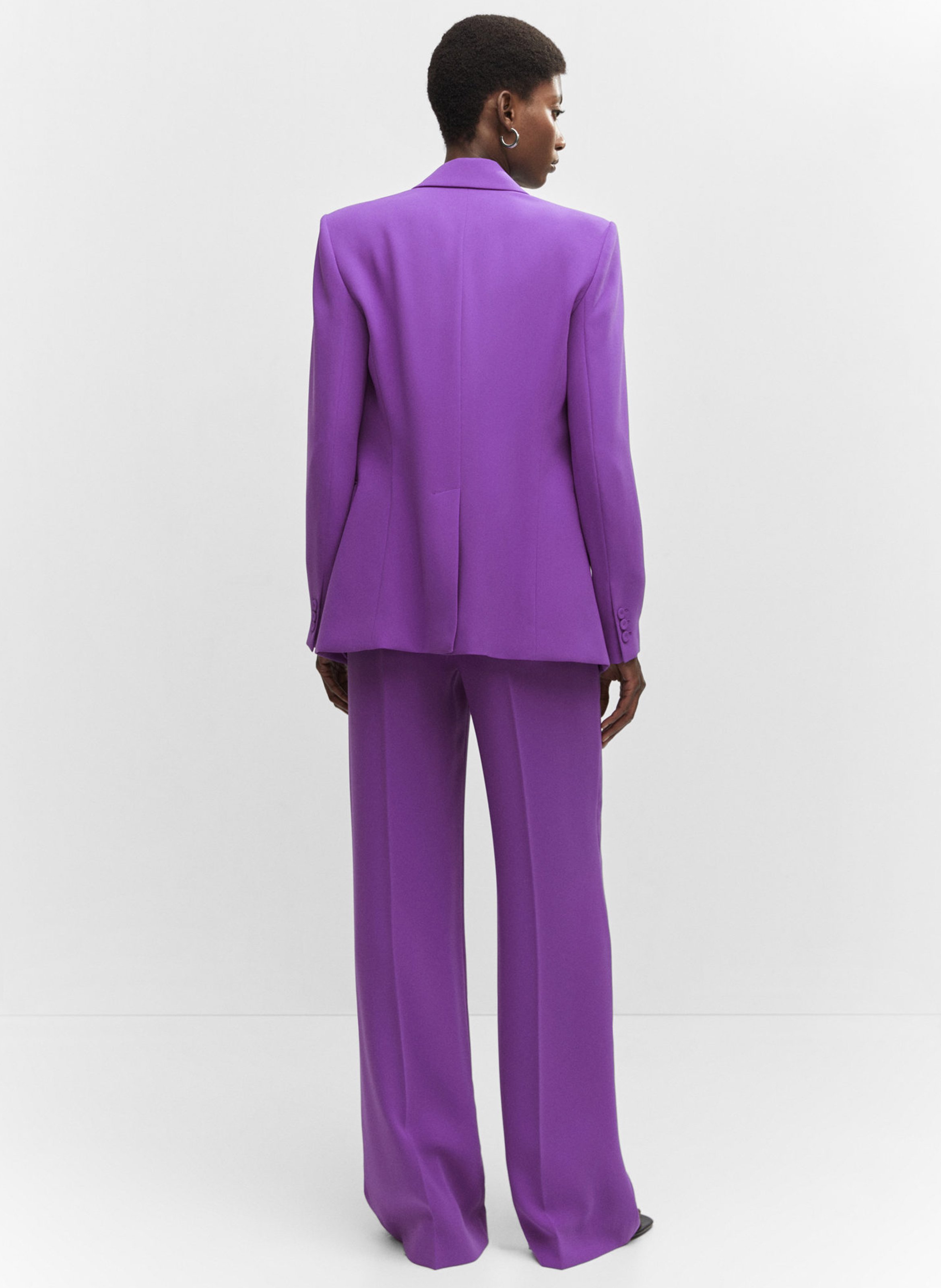 Trajes de chaquetas mujer mango violeta new arrivals