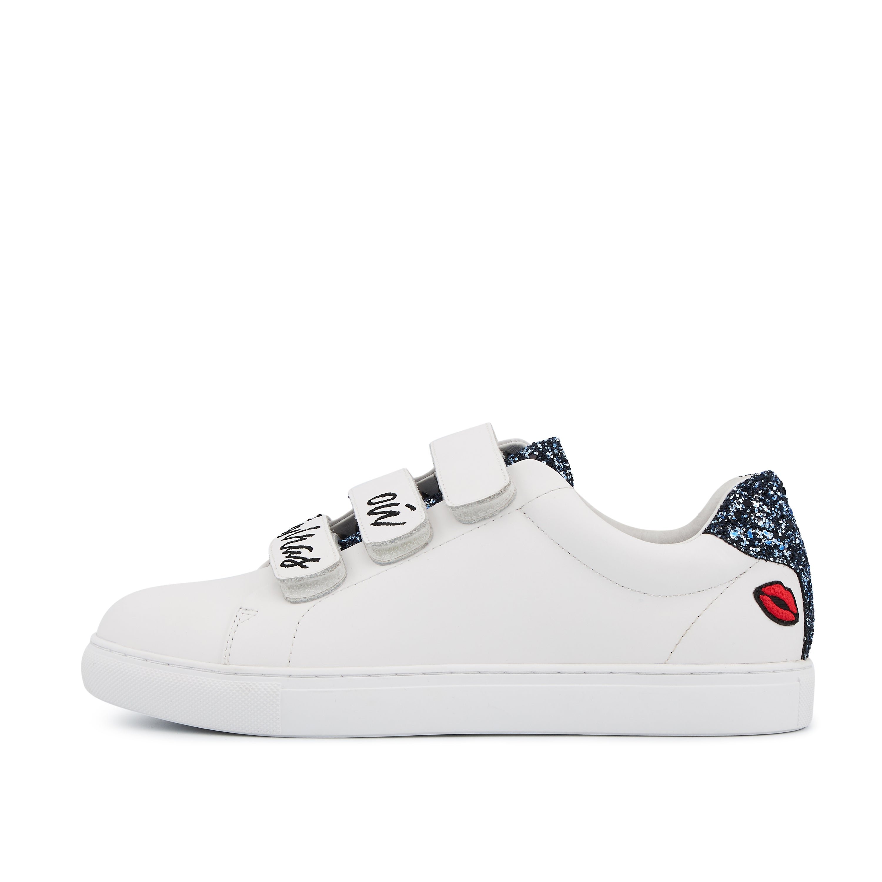 Leather sneakers BONS BAISERS PARIS White