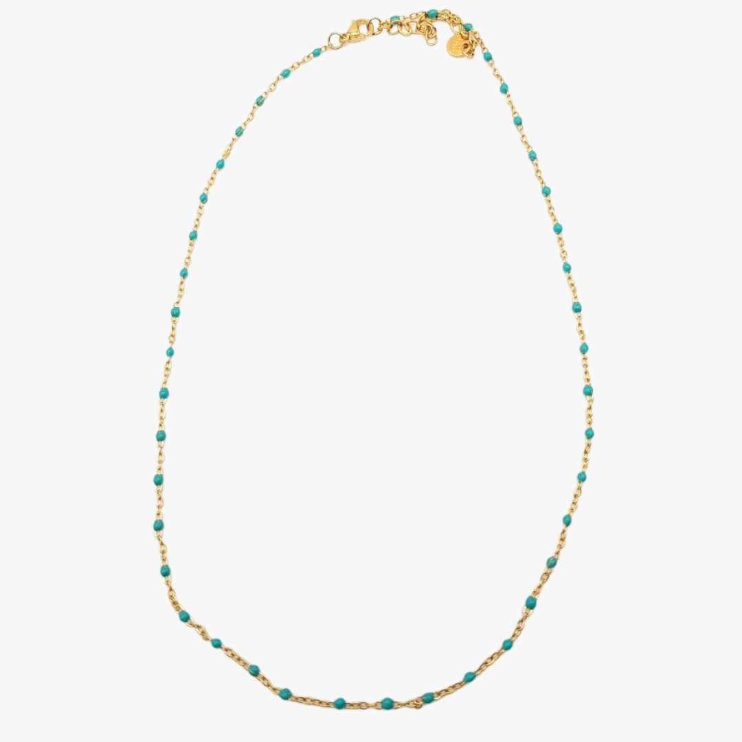 Chain necklace GINANDGER Blue