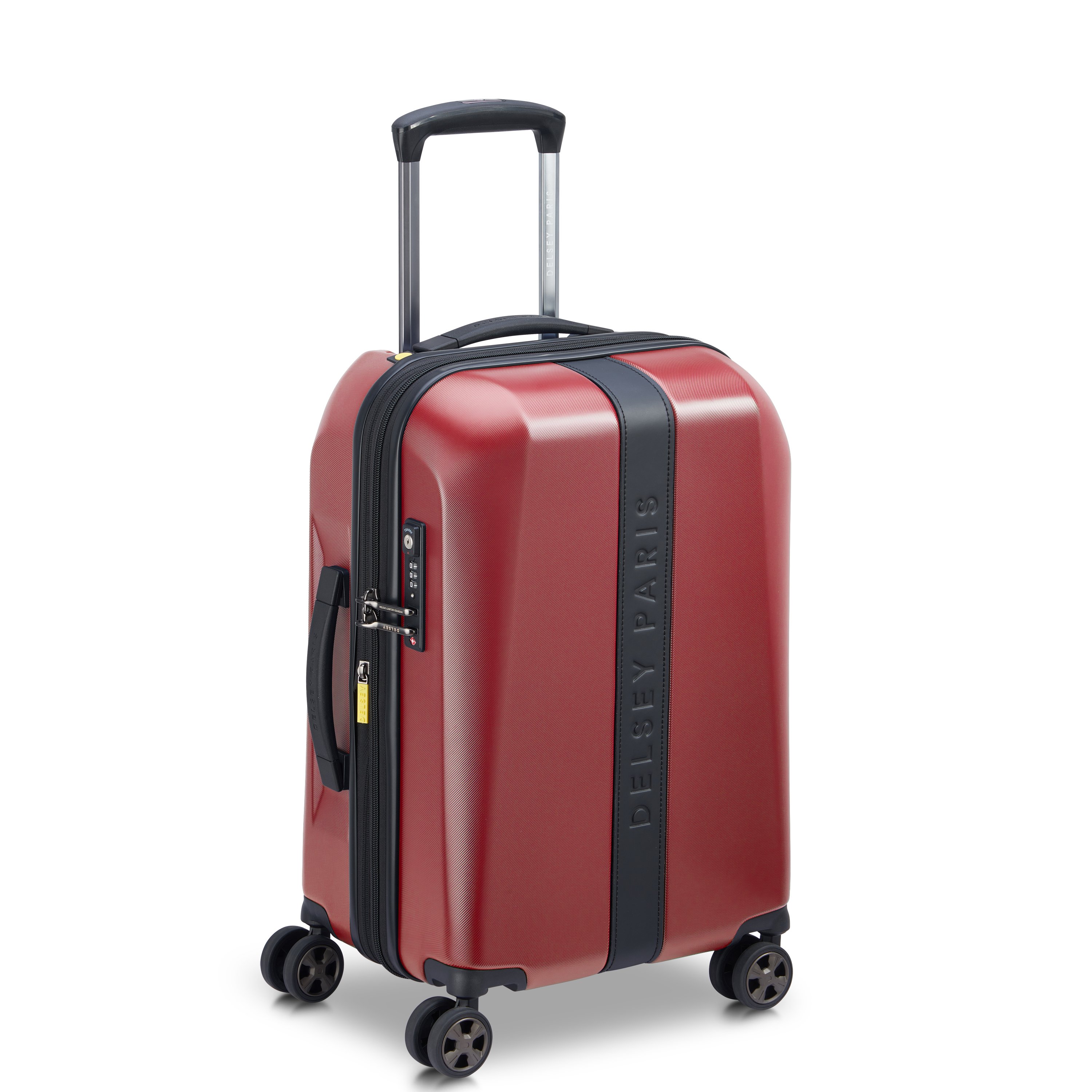 Rigid cabin suitcase DELSEY PARIS Red